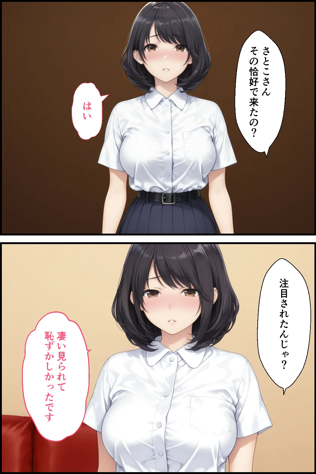 家事代行おばさんの娘が俺好み過ぎてHたらおばさんにバレて2 社長編 クンニ・熟女・人妻・主婦 サンプル1ページ目（種付け彦）