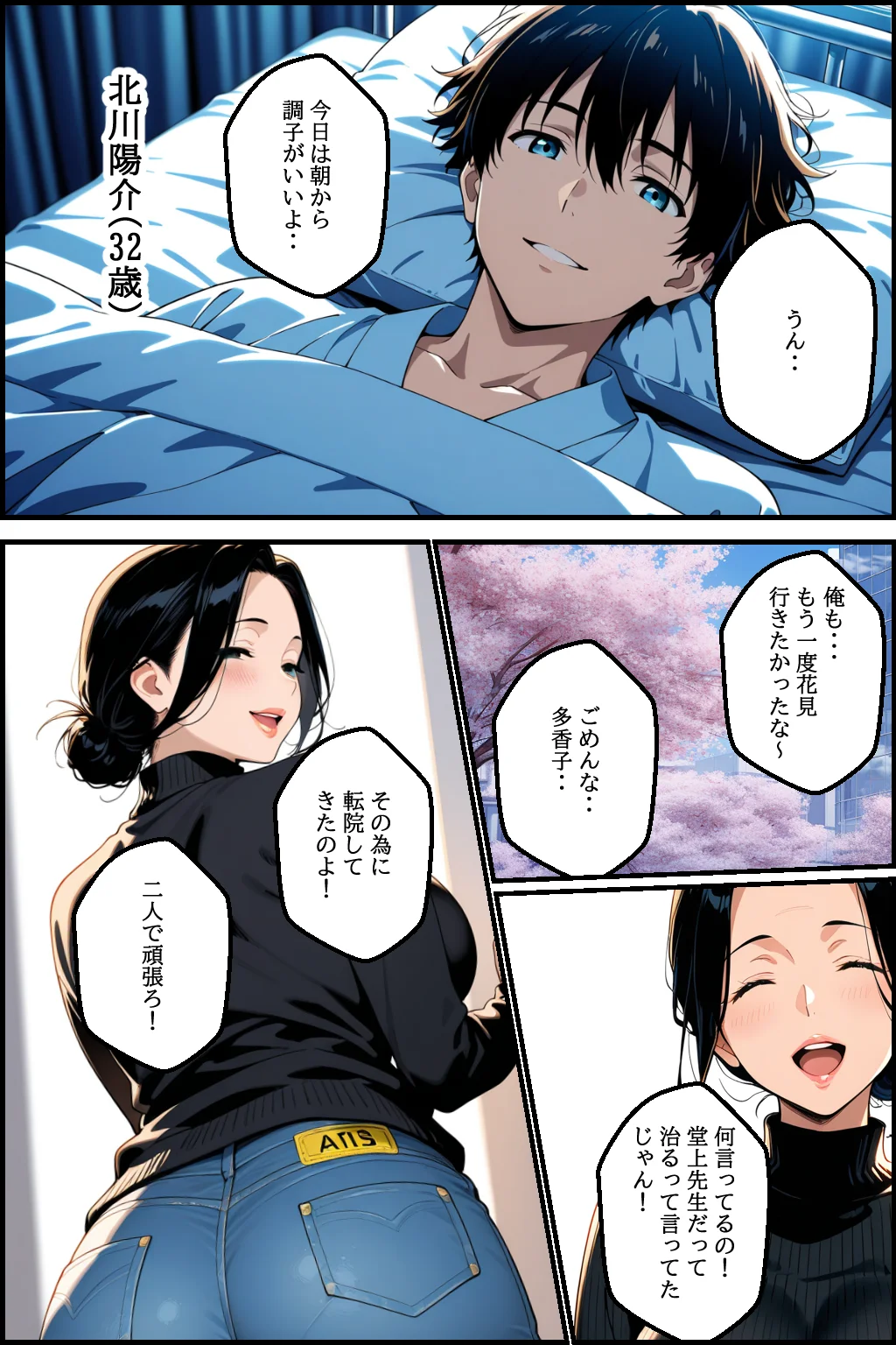夫の為にできる事。先進医療の代償は熟れた人妻の汗ばんだ乳房 人妻・主婦・巨乳・寝取り・寝取られ・NTR サンプル3ページ目（ピンク堂書店）