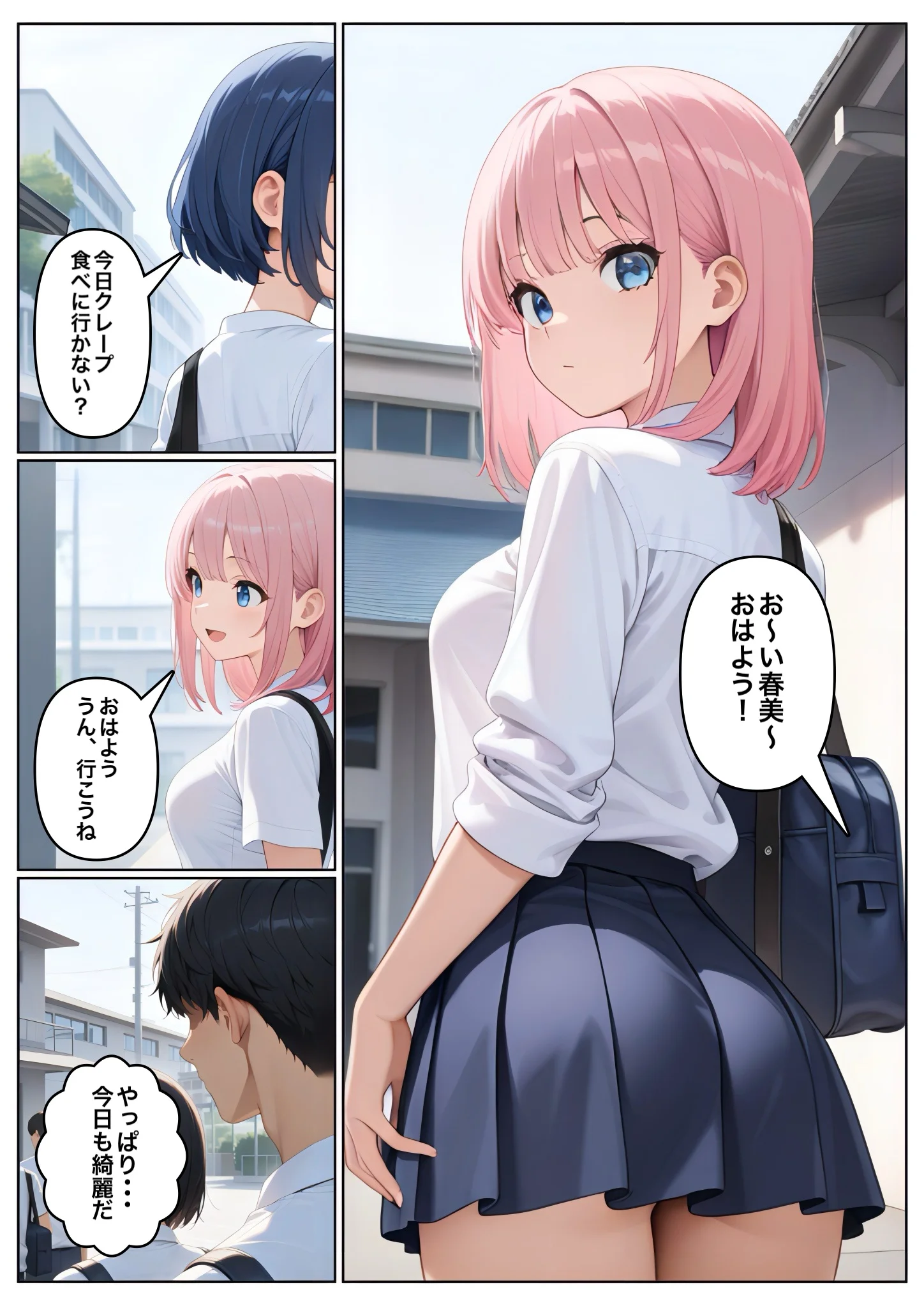 男子NGマドンナとヤルには不意打ち挿入しかなかった クンニ・制服・処女 サンプル1ページ目（コノコモアノコモ）