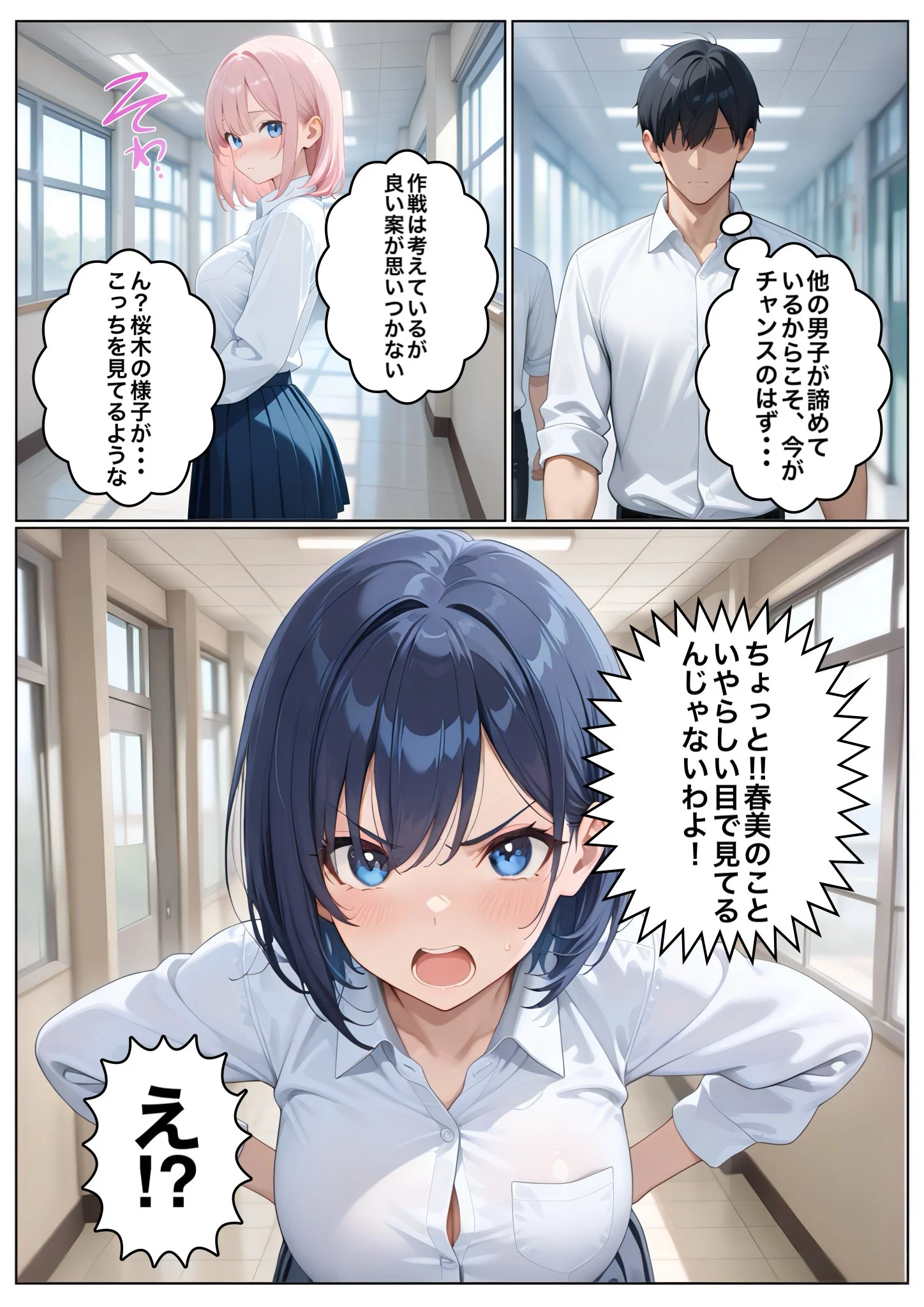 男子NGマドンナとヤルには不意打ち挿入しかなかった クンニ・制服・処女 サンプル10ページ目（コノコモアノコモ）