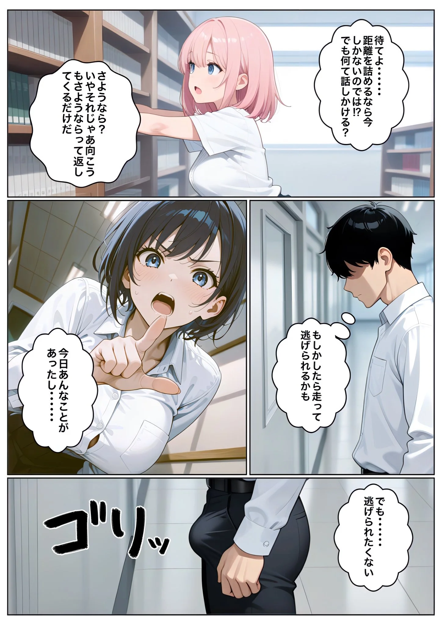 男子NGマドンナとヤルには不意打ち挿入しかなかった クンニ・制服・処女 サンプル14ページ目（コノコモアノコモ）