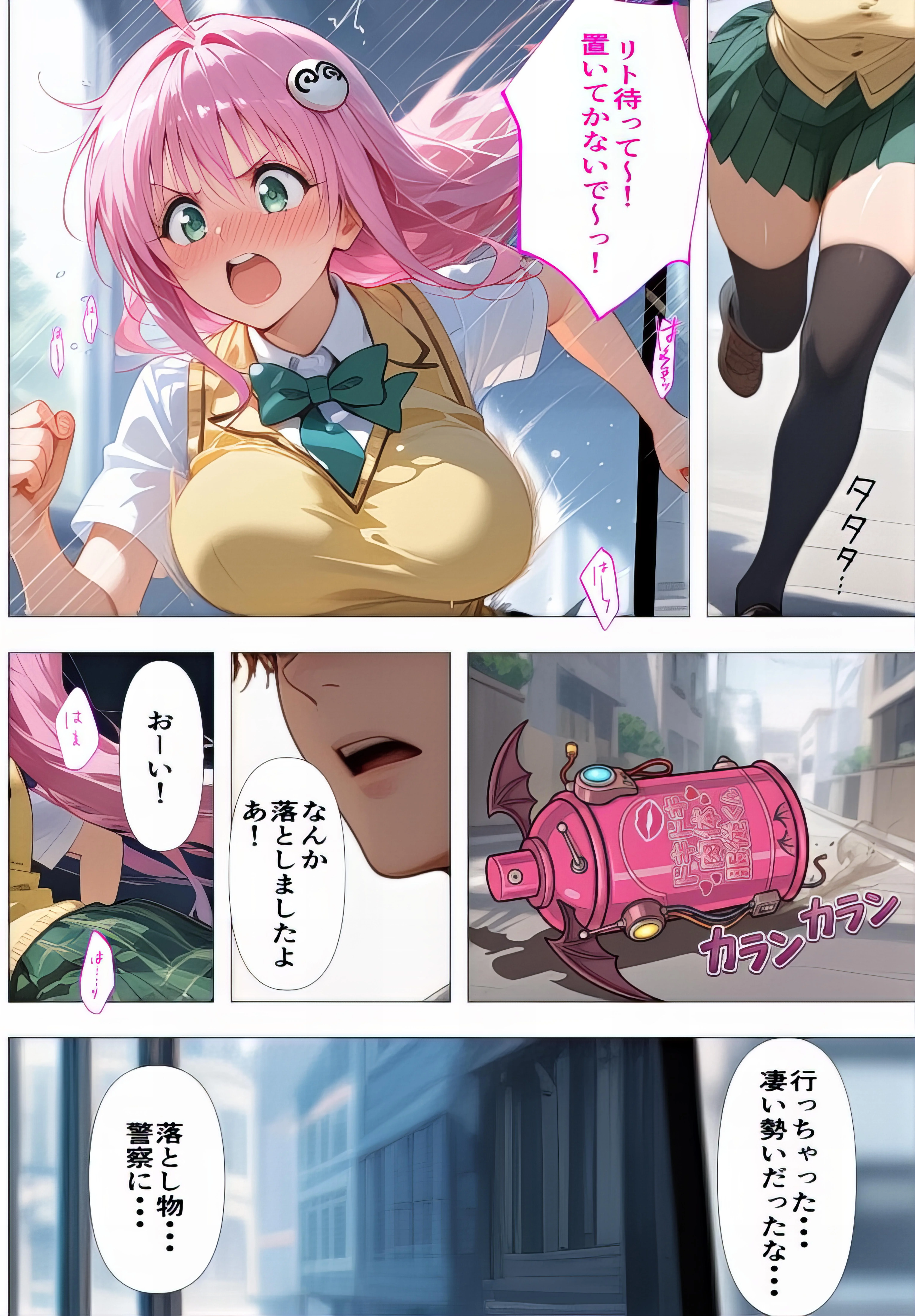【トラブルな強●発情実験】電車内で30分の絶対服従  小〇川唯編〜口が勝手に、『もっと奥に』なんて〜Case.1 巨乳・野外・露出・寝取り・寝取られ・NTR サンプル1ページ目（東京アキバ同人倶楽部）