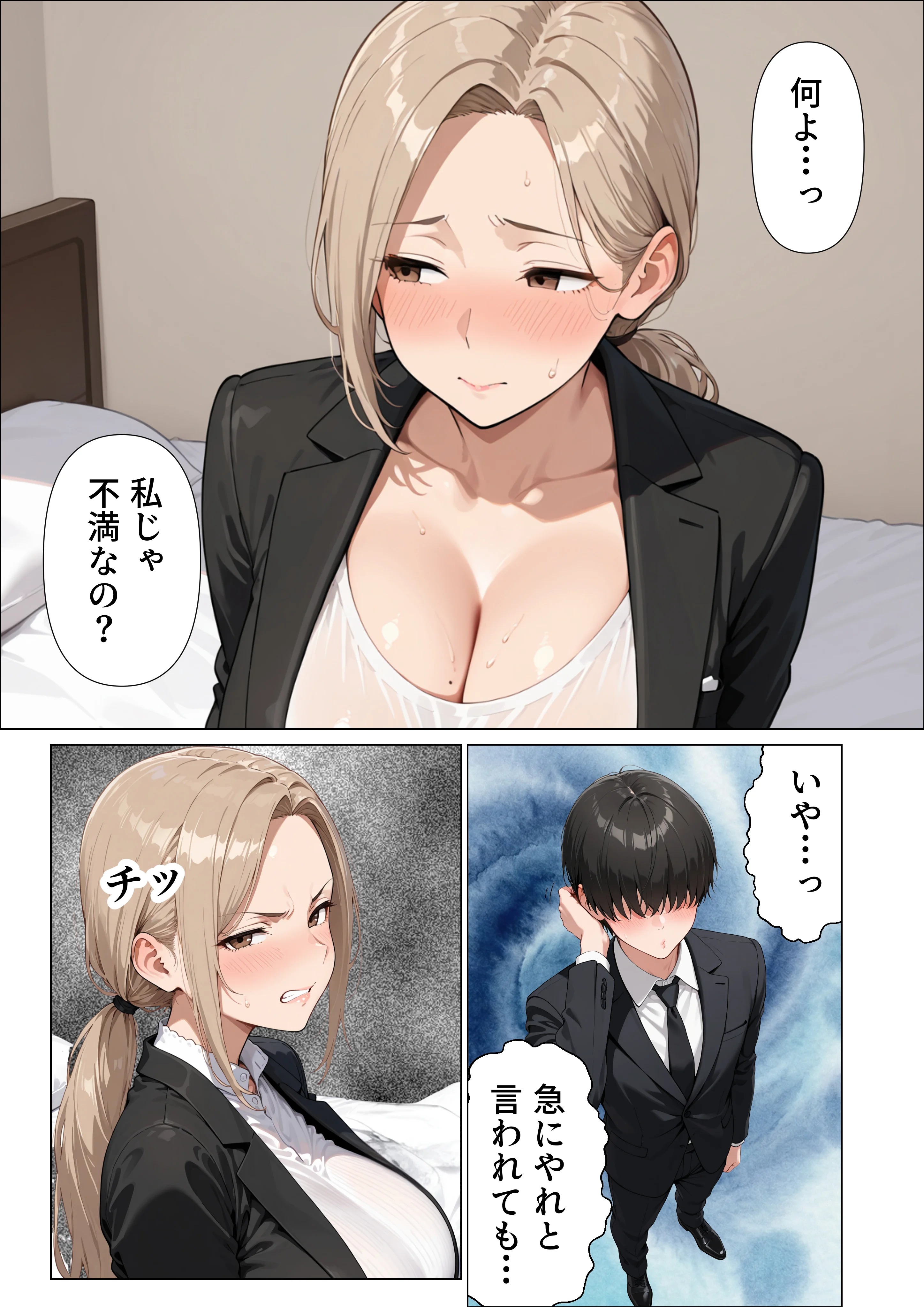 婚活中の爆乳OLの先輩と極太チンポでお仕置きセックス イラマチオ・オフィス・職場・お姉さん サンプル14ページ目(すぷらっしゅまうんてん)