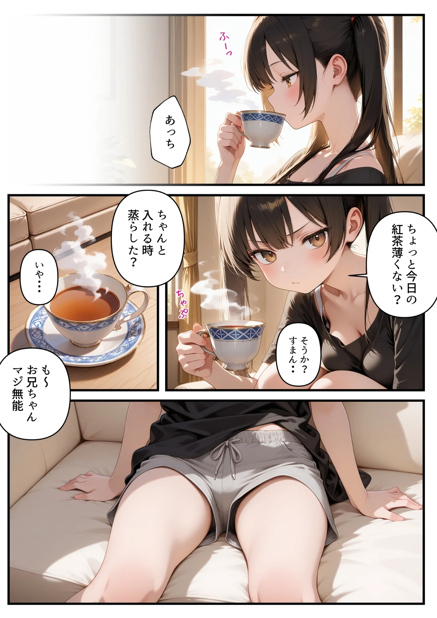 めちゃくちゃ生意気な現役女子校生アイドルの妹のパンツでシコっていたら... アイドル・アナル・オナニー サンプル10ページ目(ルミナ)