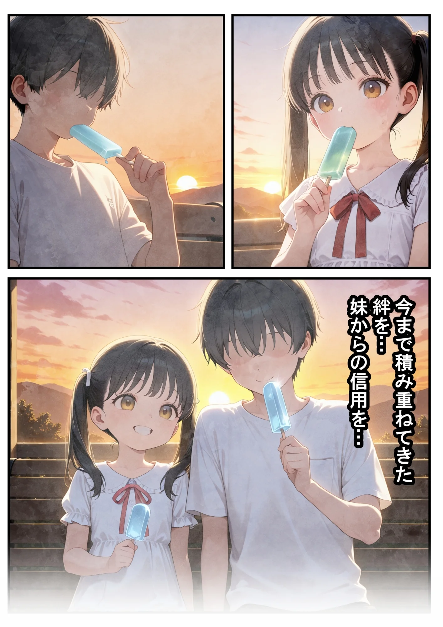 めちゃくちゃ生意気な現役女子校生アイドルの妹のパンツでシコっていたら... アイドル・アナル・オナニー サンプル29ページ目(ルミナ)