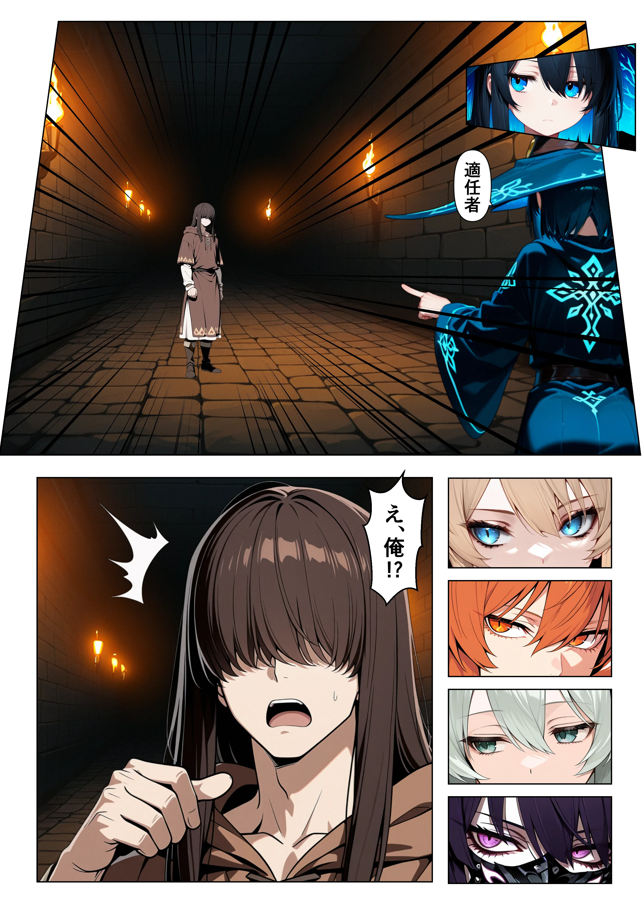 ダンジョンの罠は快楽でしか解除できないッ！？〜パシリの俺と格上女だけのパーティ〜 Trap.1 アヘ顔・ファンタジー・フルカラー サンプル17ページ目(世の中)