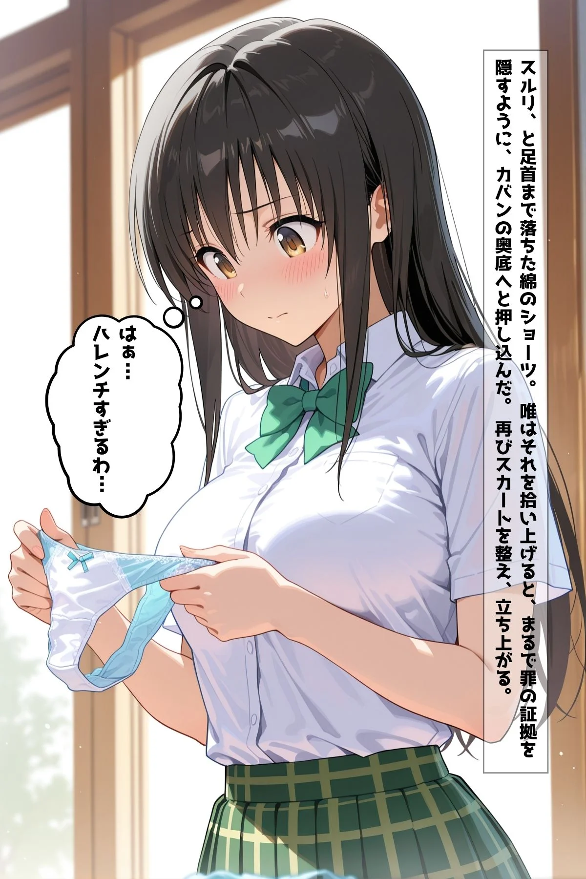 雨の日はハレンチに 制服・処女・学園もの サンプル12ページ目（凛ぐらむ）
