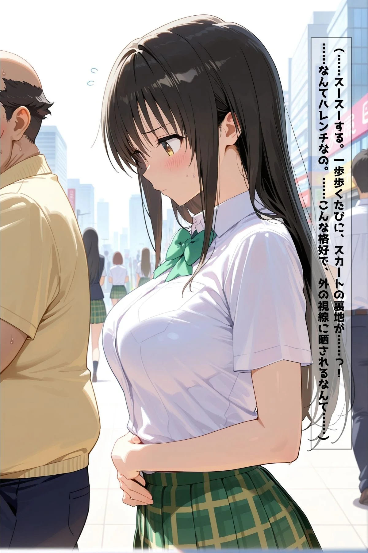 雨の日はハレンチに 制服・処女・学園もの サンプル13ページ目（凛ぐらむ）