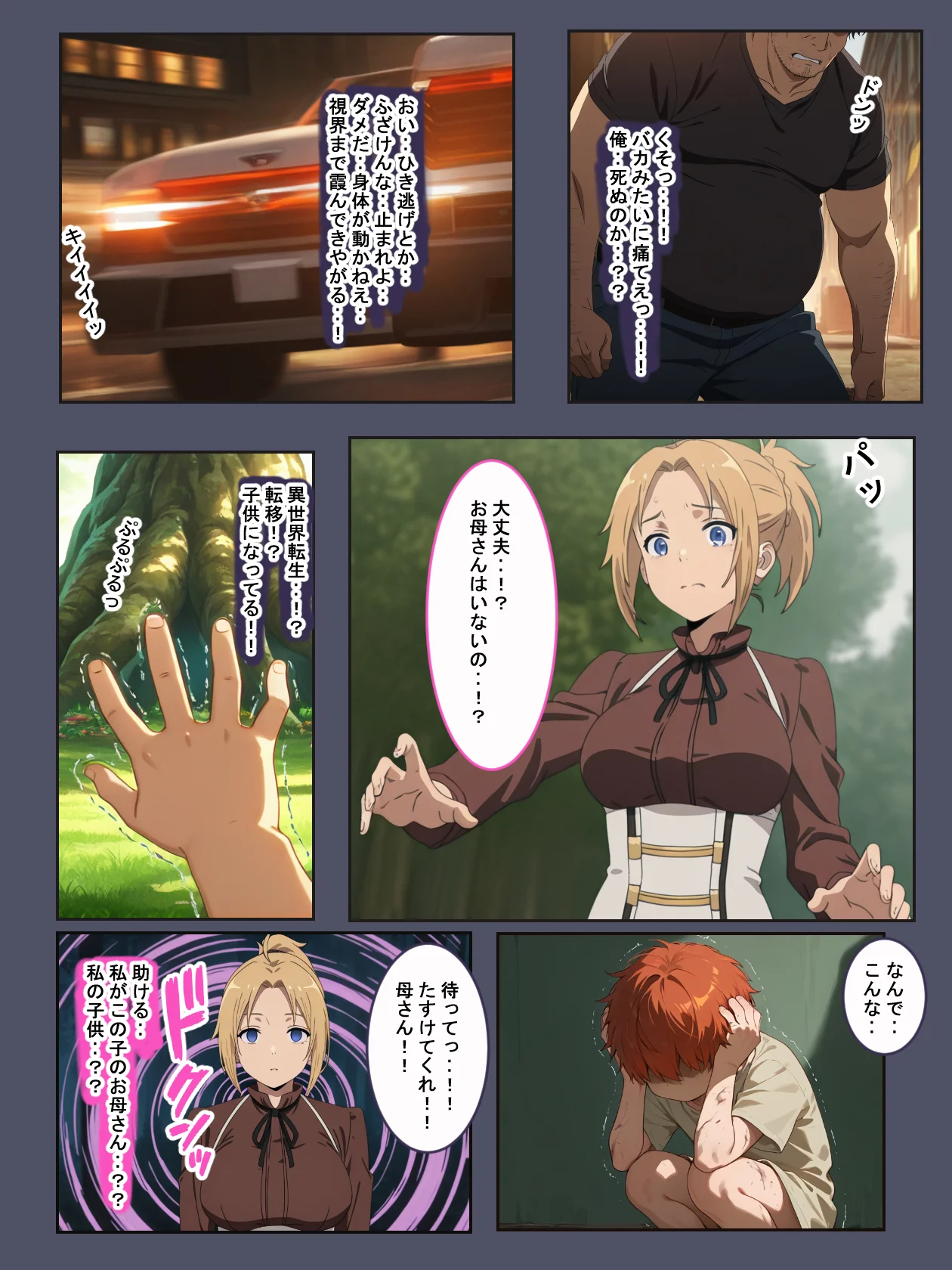 無職転性〜催●能力が本気を出す〜 処女・中出し・フェラ サンプル2ページ目（薬舐太郎）