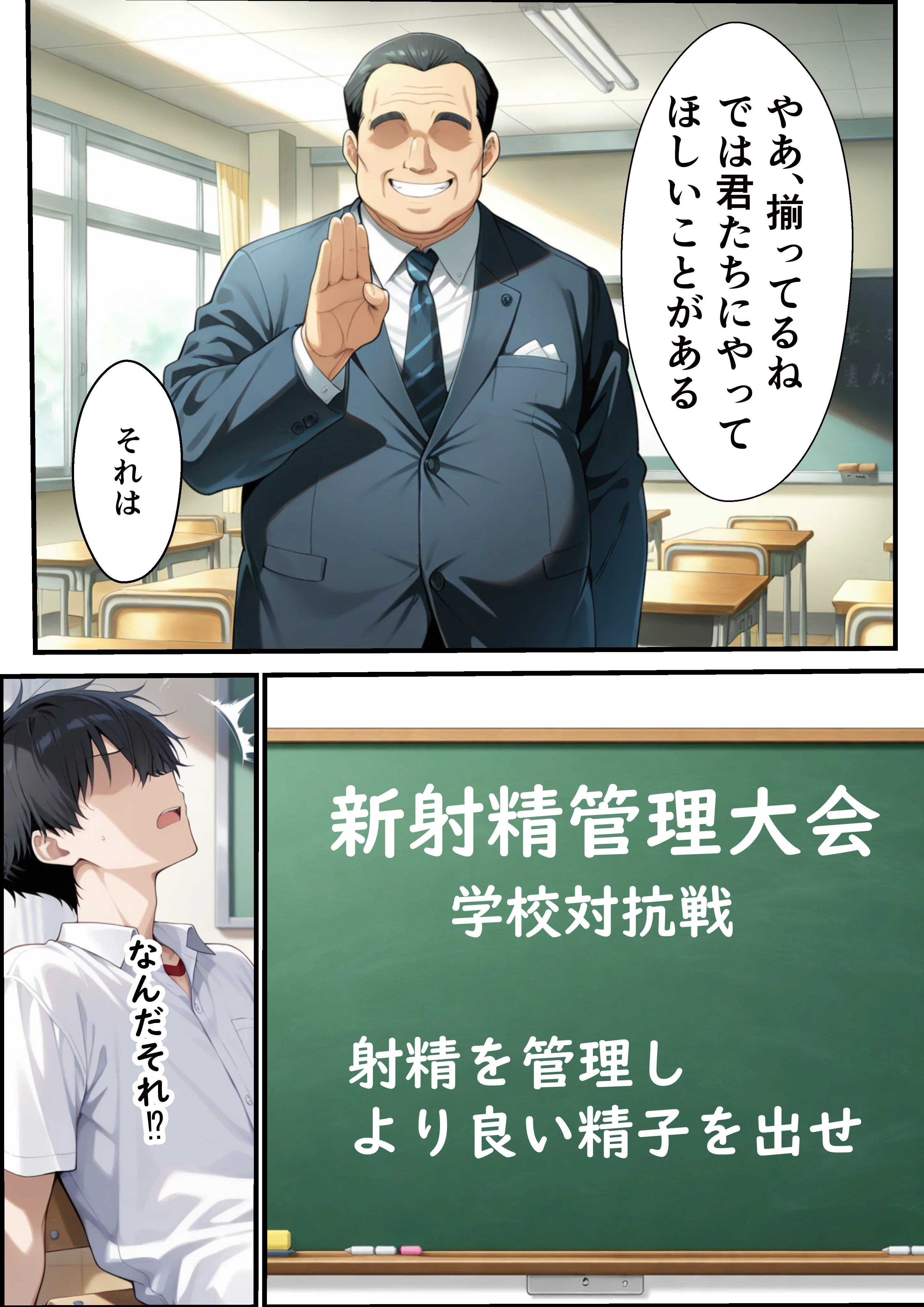 レアキャラダウナーギャルに射精管理されてたはずがイチャラブセックスした話 キス・ギャル・ダウナー サンプル2ページ目(ビッチ女子高生)