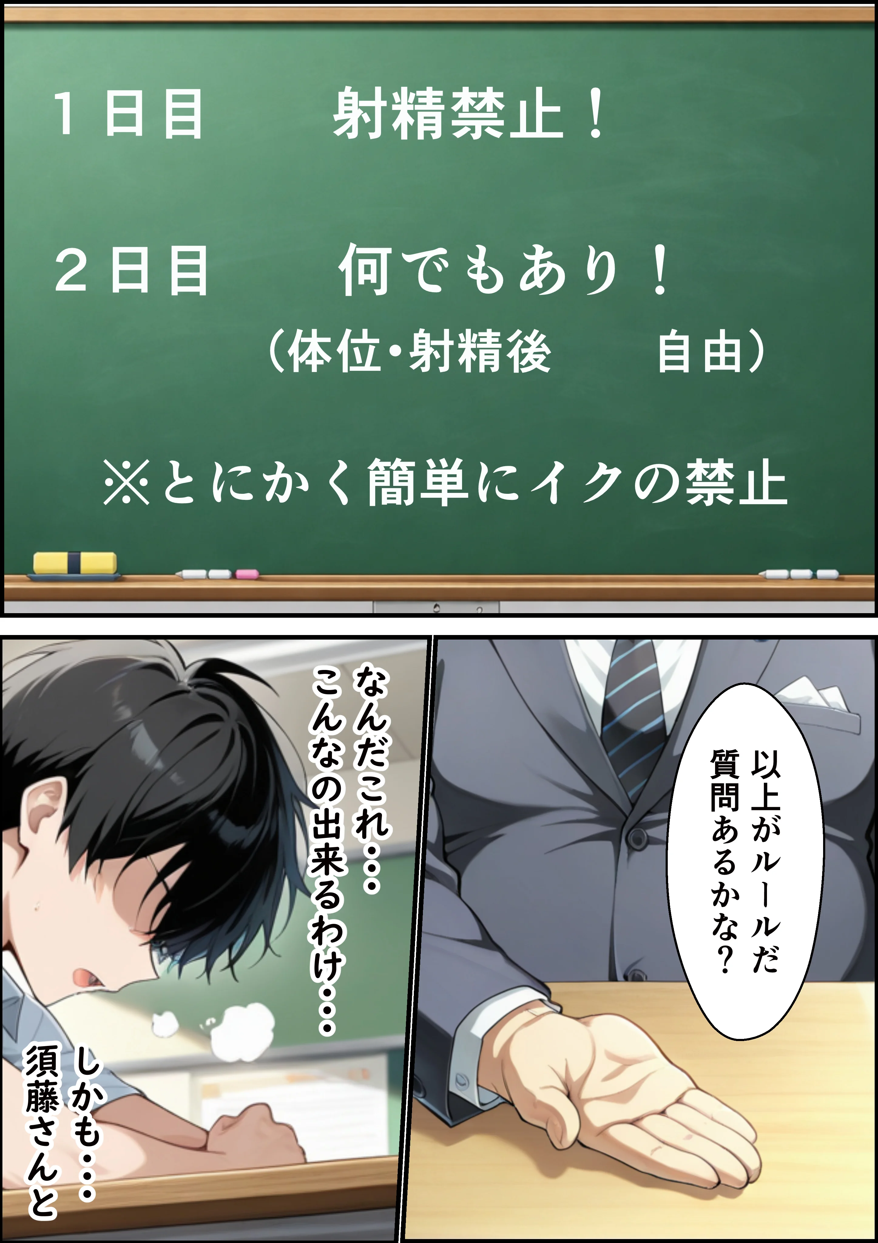 レアキャラダウナーギャルに射精管理されてたはずがイチャラブセックスした話 キス・ギャル・ダウナー サンプル5ページ目(ビッチ女子高生)