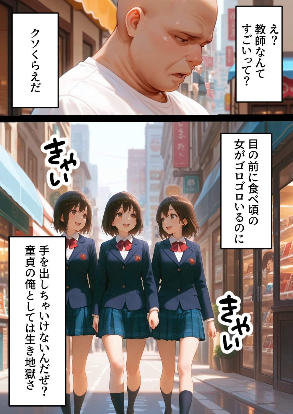 淫紋によって快楽 何度もイかされ寝取られる 令嬢編 制服 学園もの 寝取り・寝取られ・NTR サンプル2ページ目（えちち工房）
