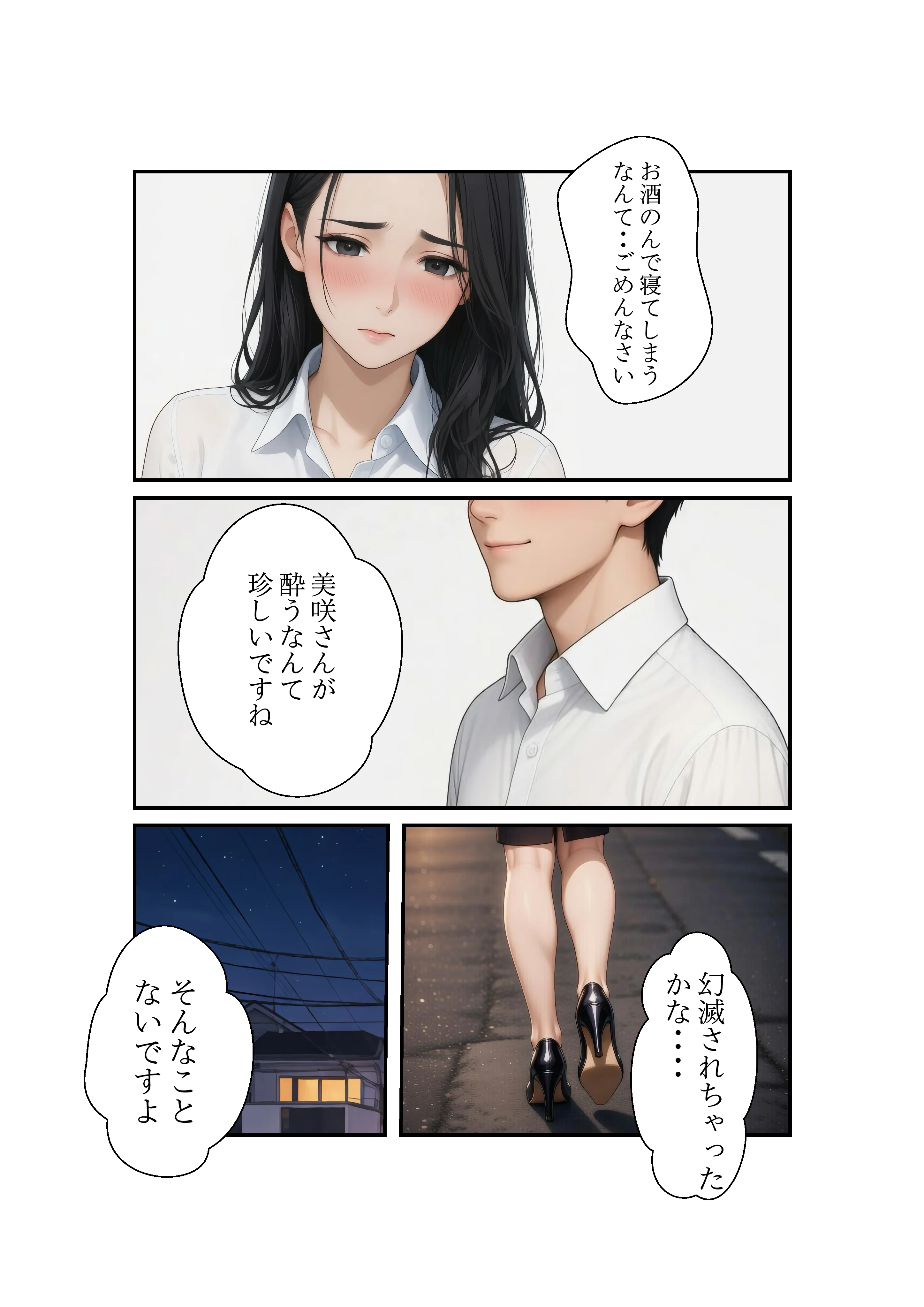 あこがれの人妻が僕だけの肉オナホになっちゃった件 辱め 羞恥 人妻・主婦 サンプル3ページ目（歌たね子）