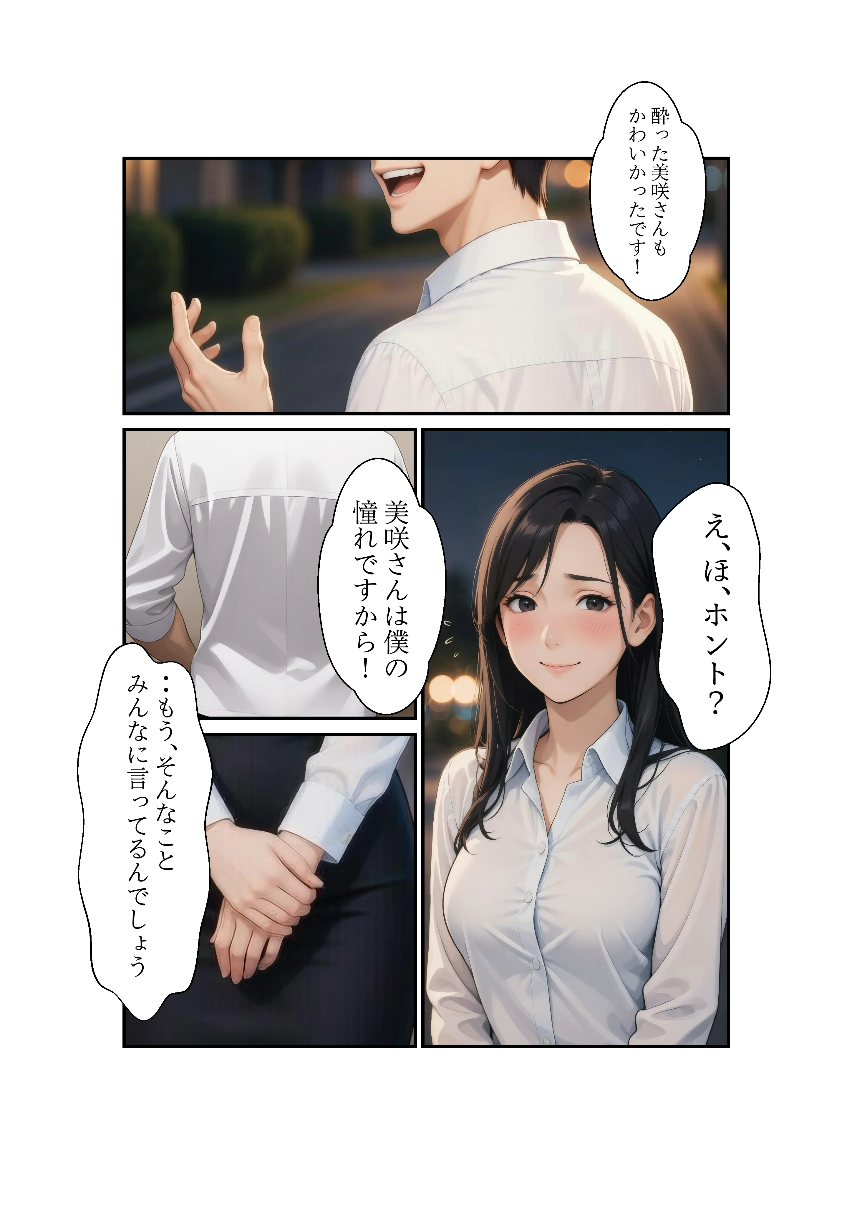 あこがれの人妻が僕だけの肉オナホになっちゃった件 辱め 羞恥 人妻・主婦 サンプル4ページ目（歌たね子）
