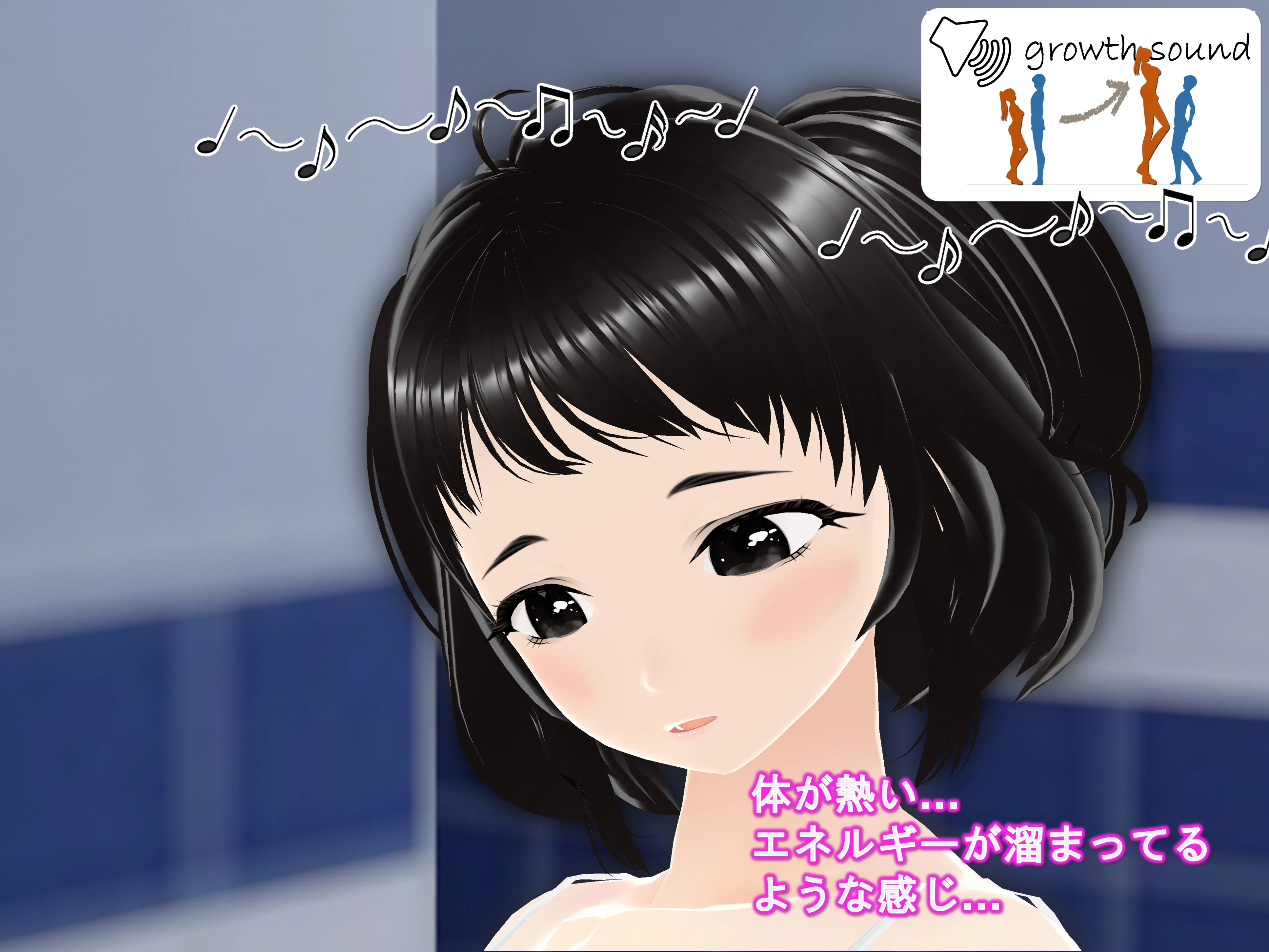 女子だけデカく 男子を追い抜く 成長音〜プール編〜 全年齢向け・学園もの・巨乳 サンプル9ページ目（女子成長クラブ）