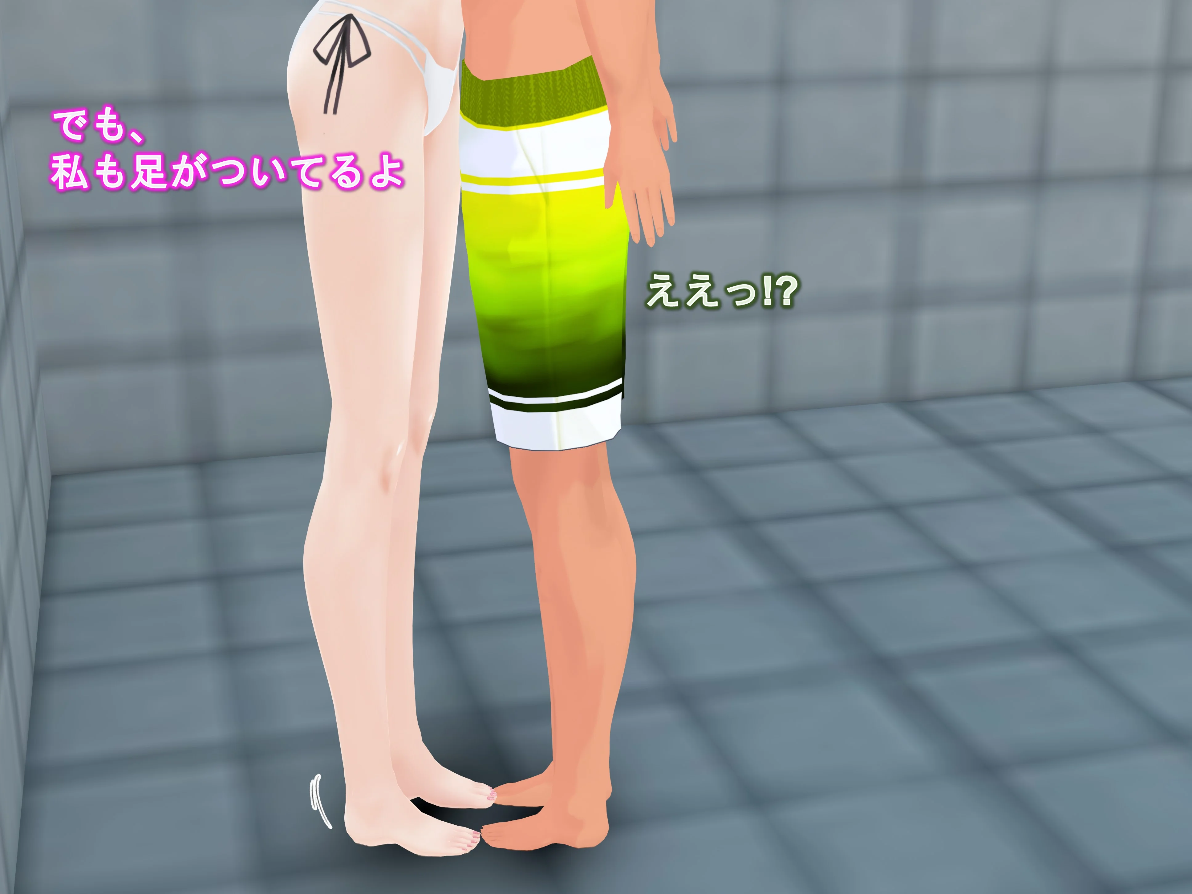 女子だけデカく 男子を追い抜く 成長音〜プール編〜 全年齢向け・学園もの・巨乳 サンプル21ページ目（女子成長クラブ）