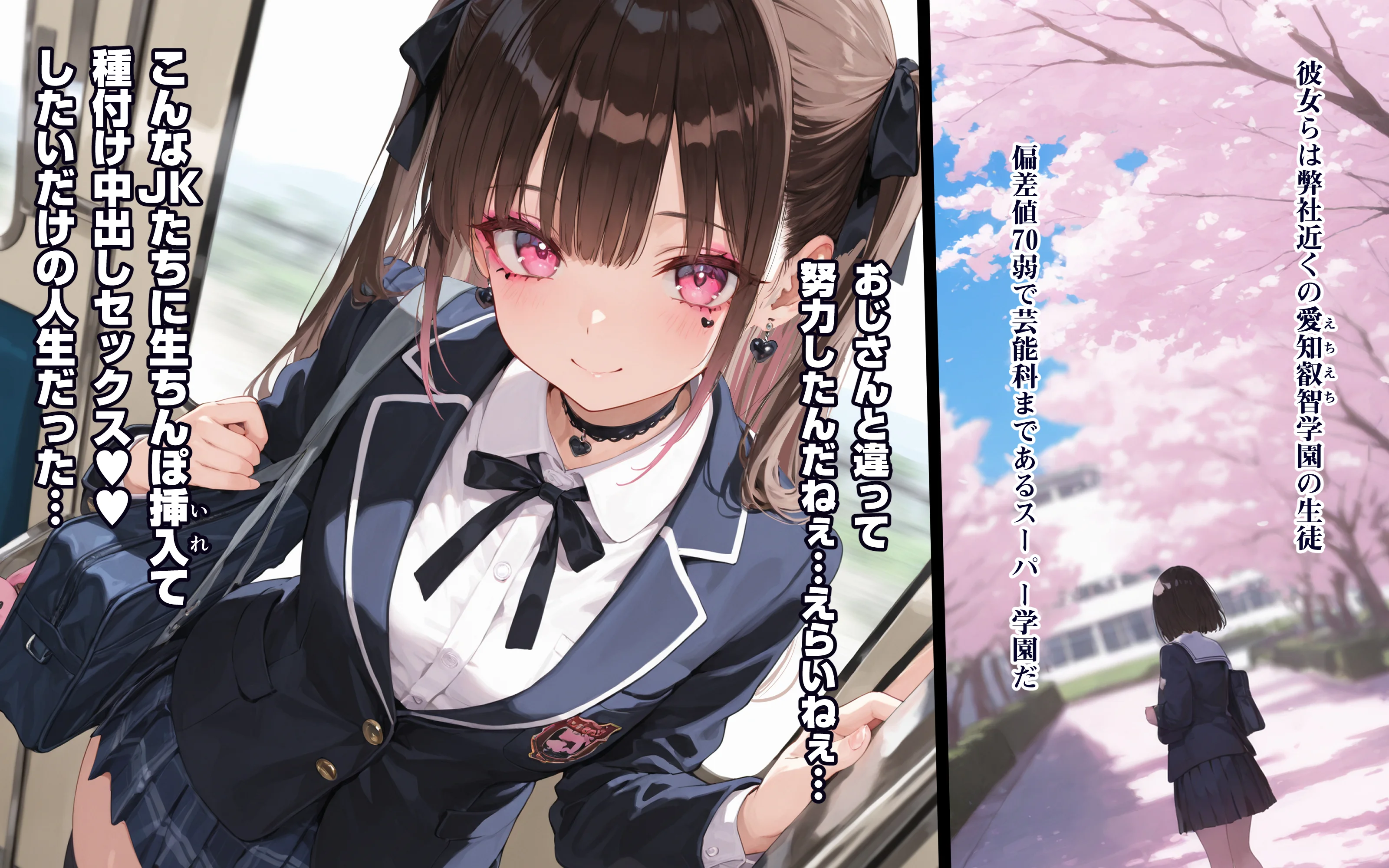 2年H組裏JKフーゾクやってま〜す☆【えちえち学園 愛乳祭】 制服・処女・お嬢様・令嬢 サンプル7ページ目（EchicalH）