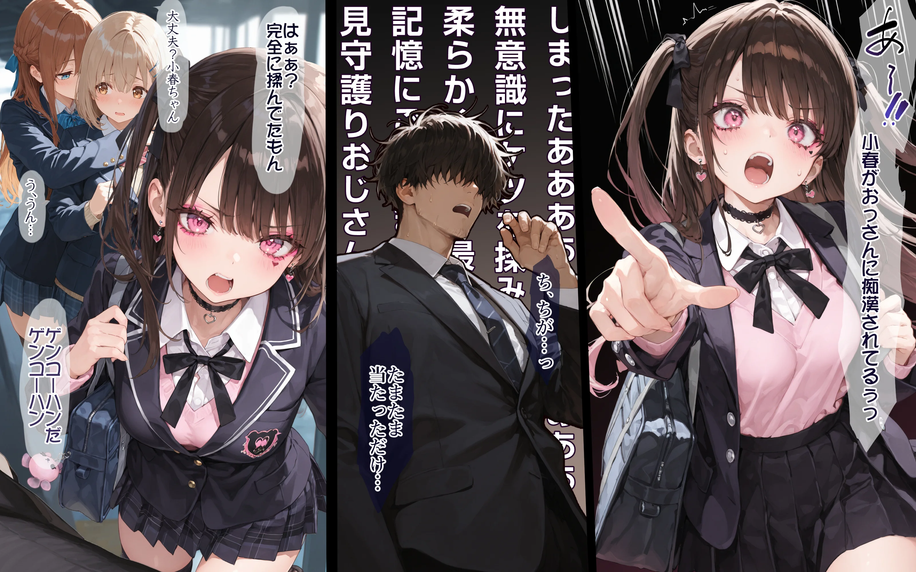 2年H組裏JKフーゾクやってま〜す☆【えちえち学園 愛乳祭】 制服・処女・お嬢様・令嬢 サンプル10ページ目（EchicalH）