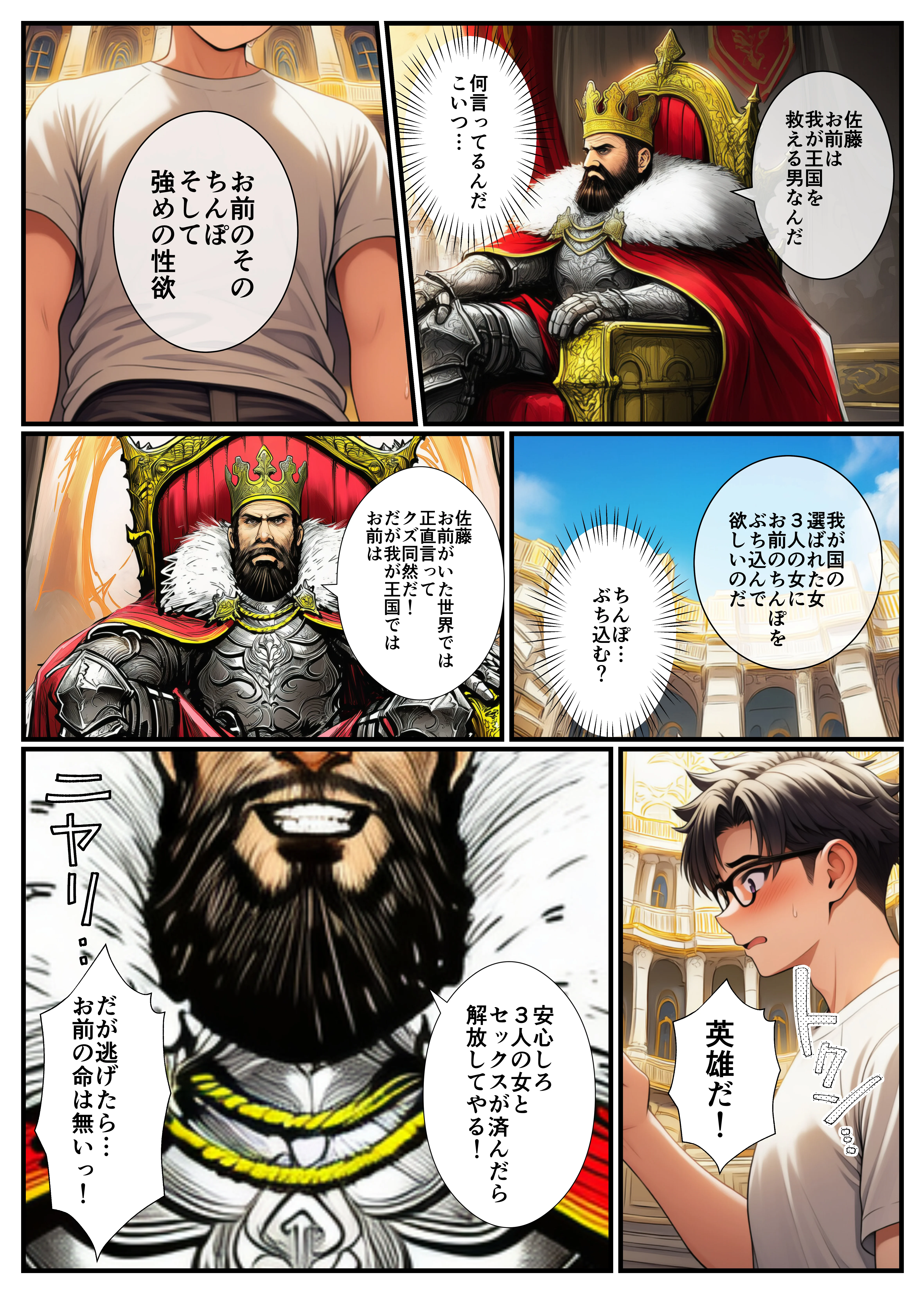 転生した俺がSAOの美女とハーレムセックスした件 オナニー・ハーレム・ファンタジー サンプル4ページ目(イッキ)