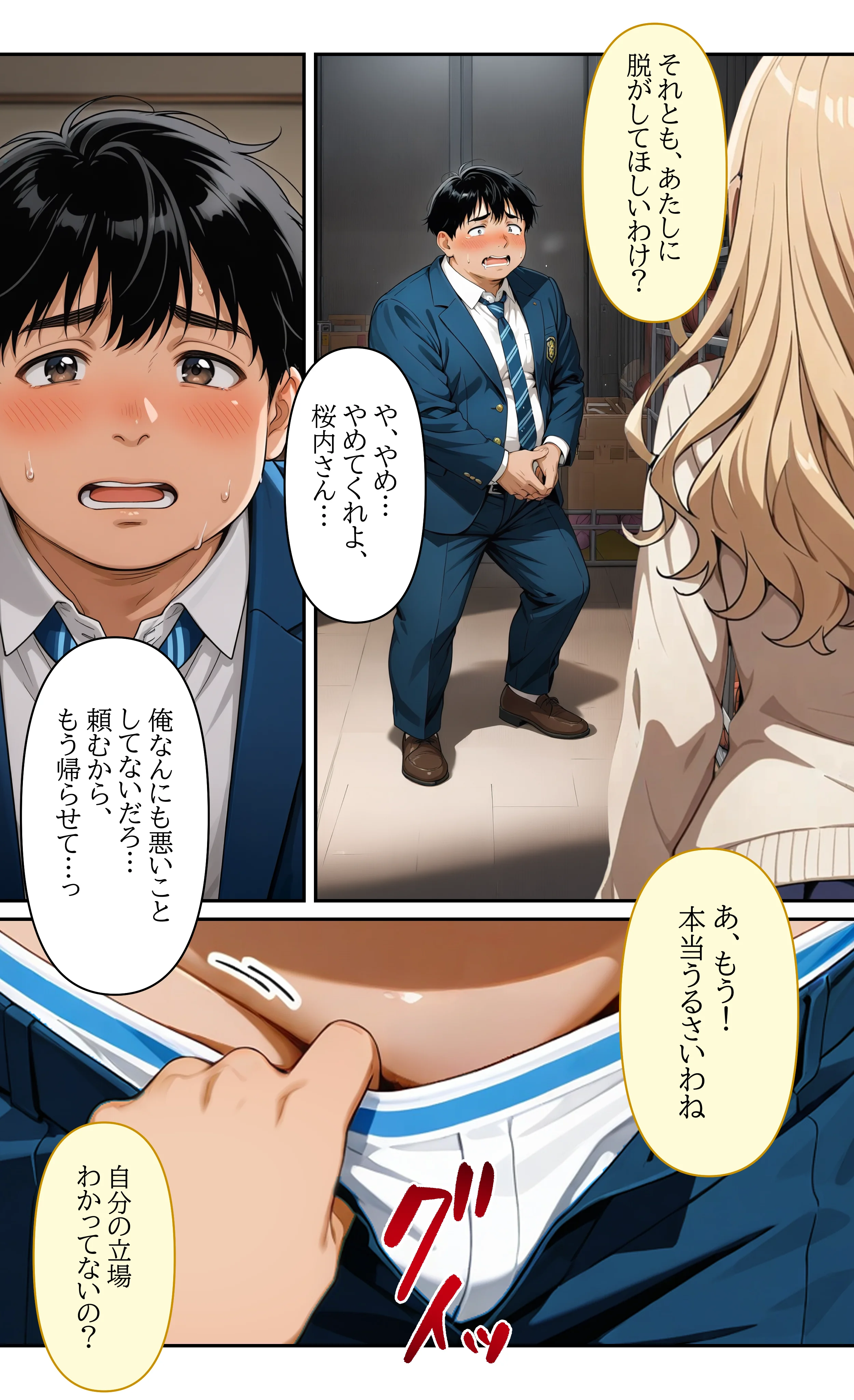 街中のギャル掃除屋になろうと決意した話 アヘ顔・お姉さん・ギャル サンプル2ページ目(モコヤツ)