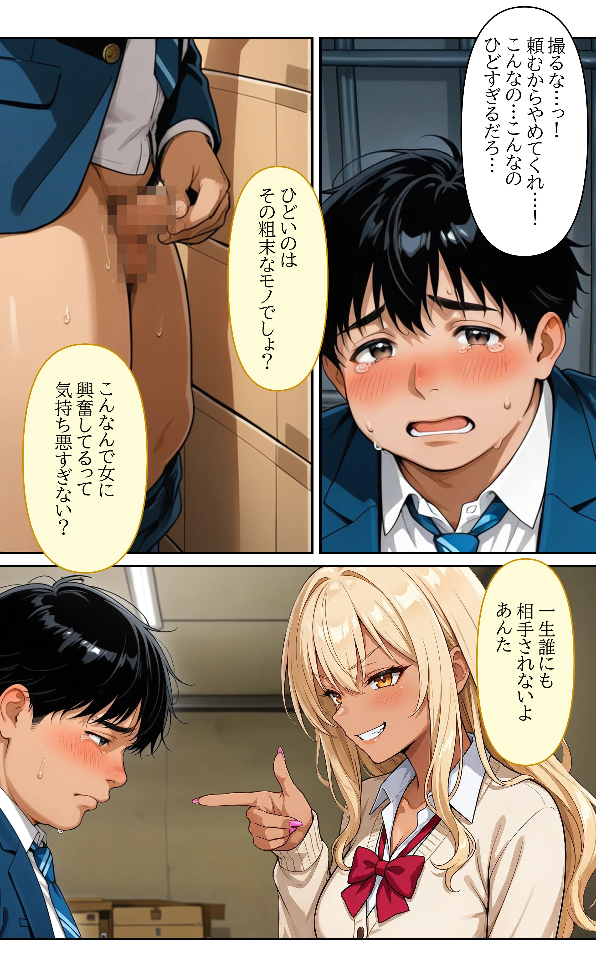 街中のギャル掃除屋になろうと決意した話 アヘ顔・お姉さん・ギャル サンプル4ページ目(モコヤツ)