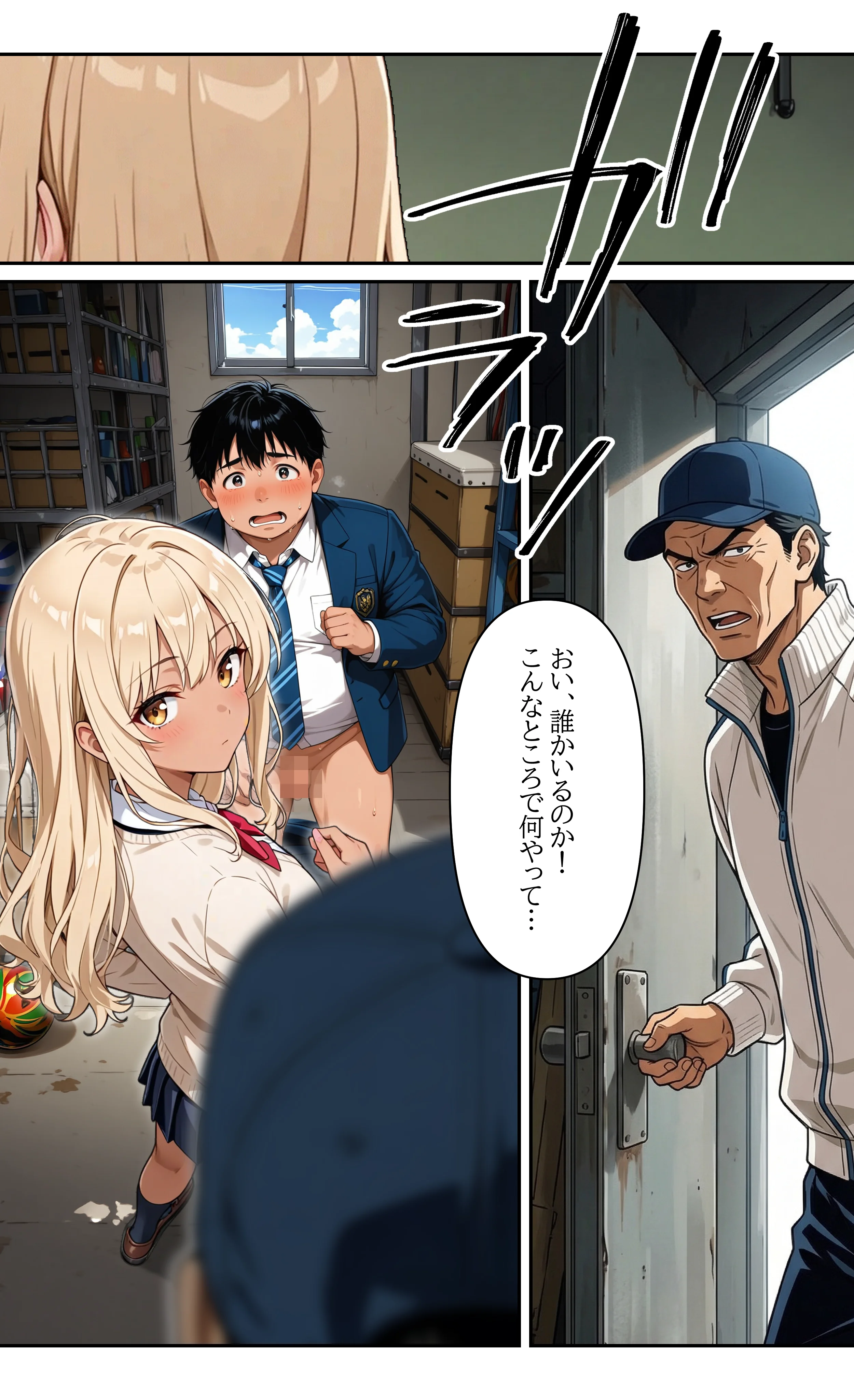 街中のギャル掃除屋になろうと決意した話 アヘ顔・お姉さん・ギャル サンプル5ページ目(モコヤツ)