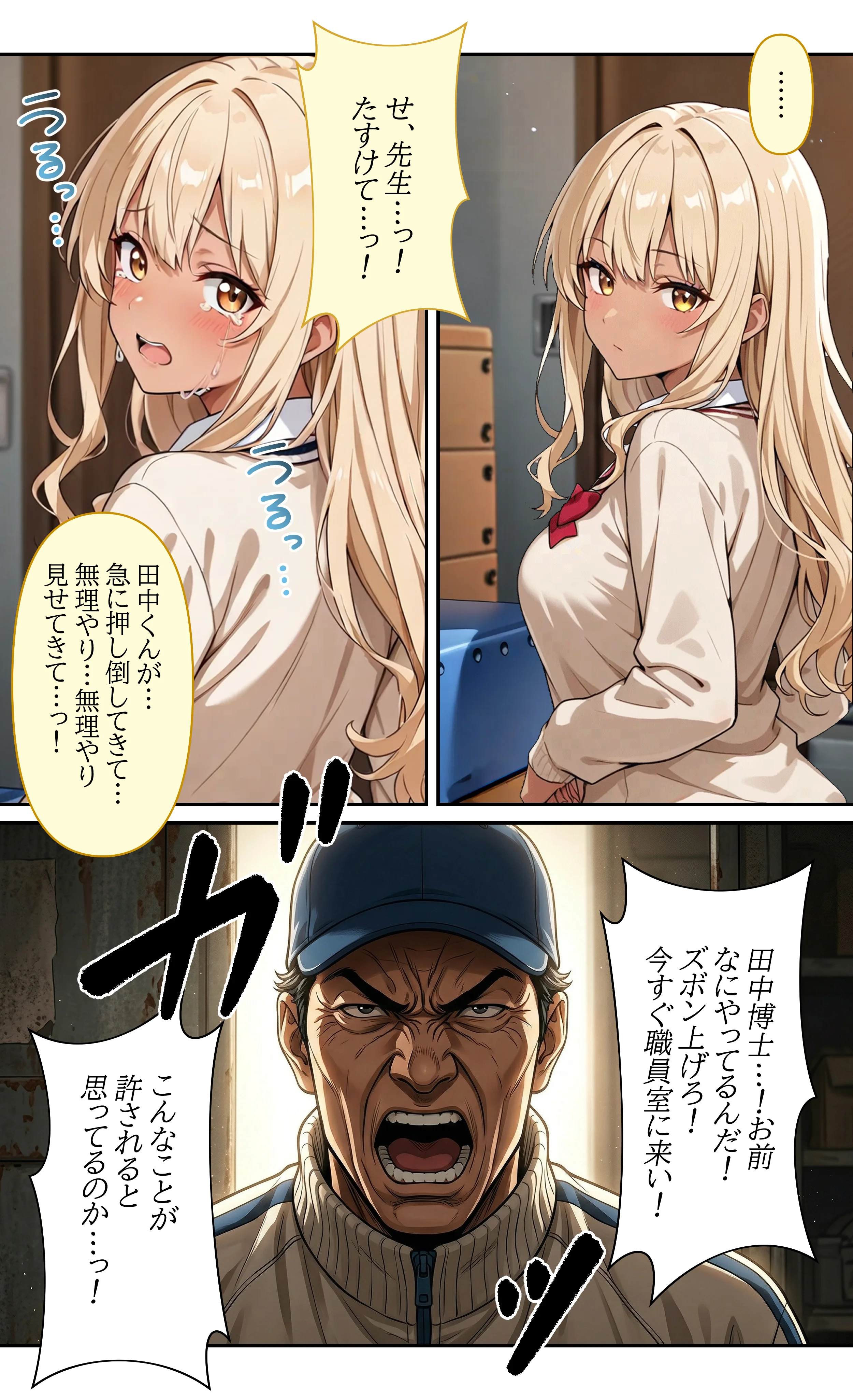 街中のギャル掃除屋になろうと決意した話 アヘ顔・お姉さん・ギャル サンプル6ページ目(モコヤツ)