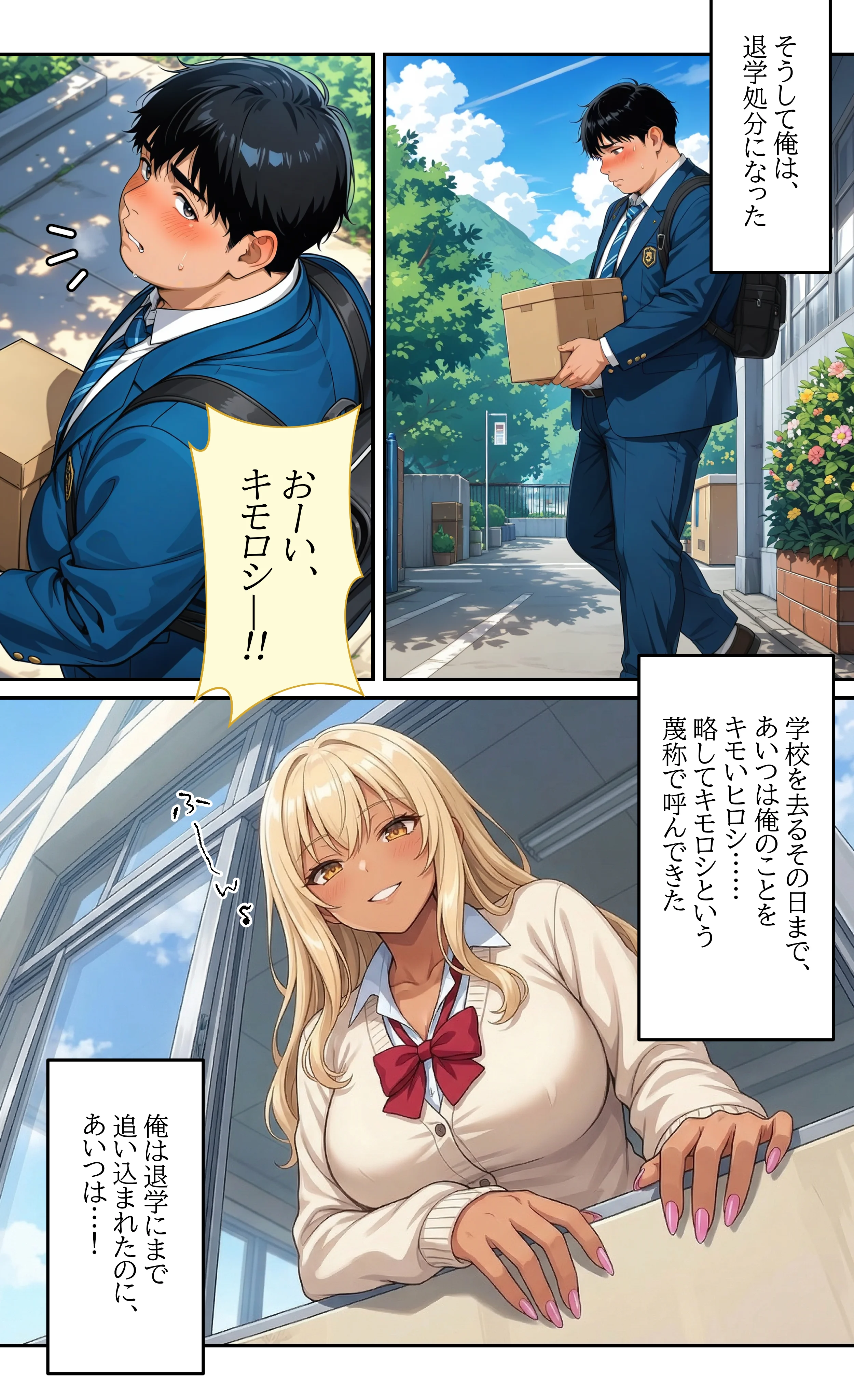 街中のギャル掃除屋になろうと決意した話 アヘ顔・お姉さん・ギャル サンプル8ページ目(モコヤツ)