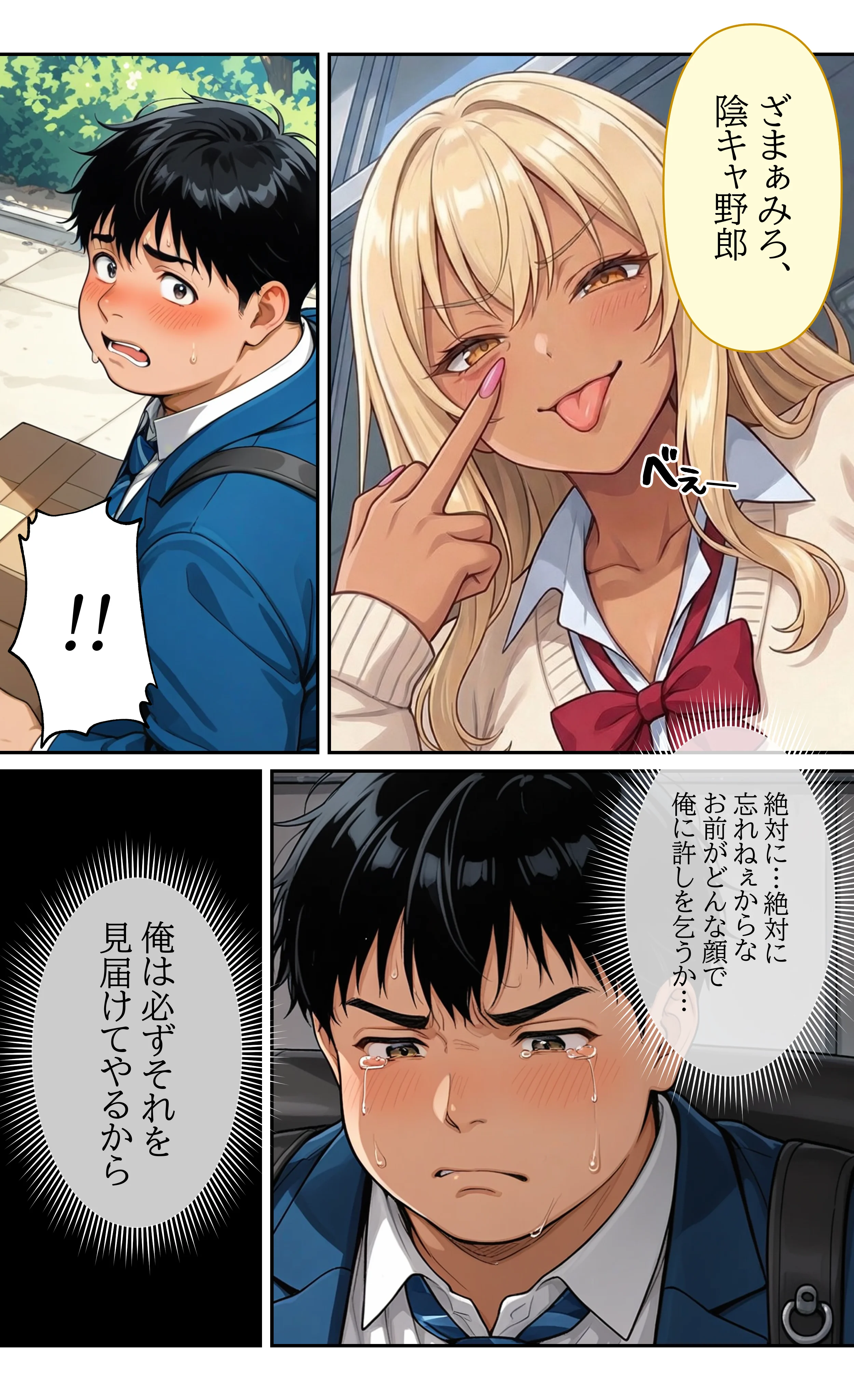 街中のギャル掃除屋になろうと決意した話 アヘ顔・お姉さん・ギャル サンプル9ページ目(モコヤツ)