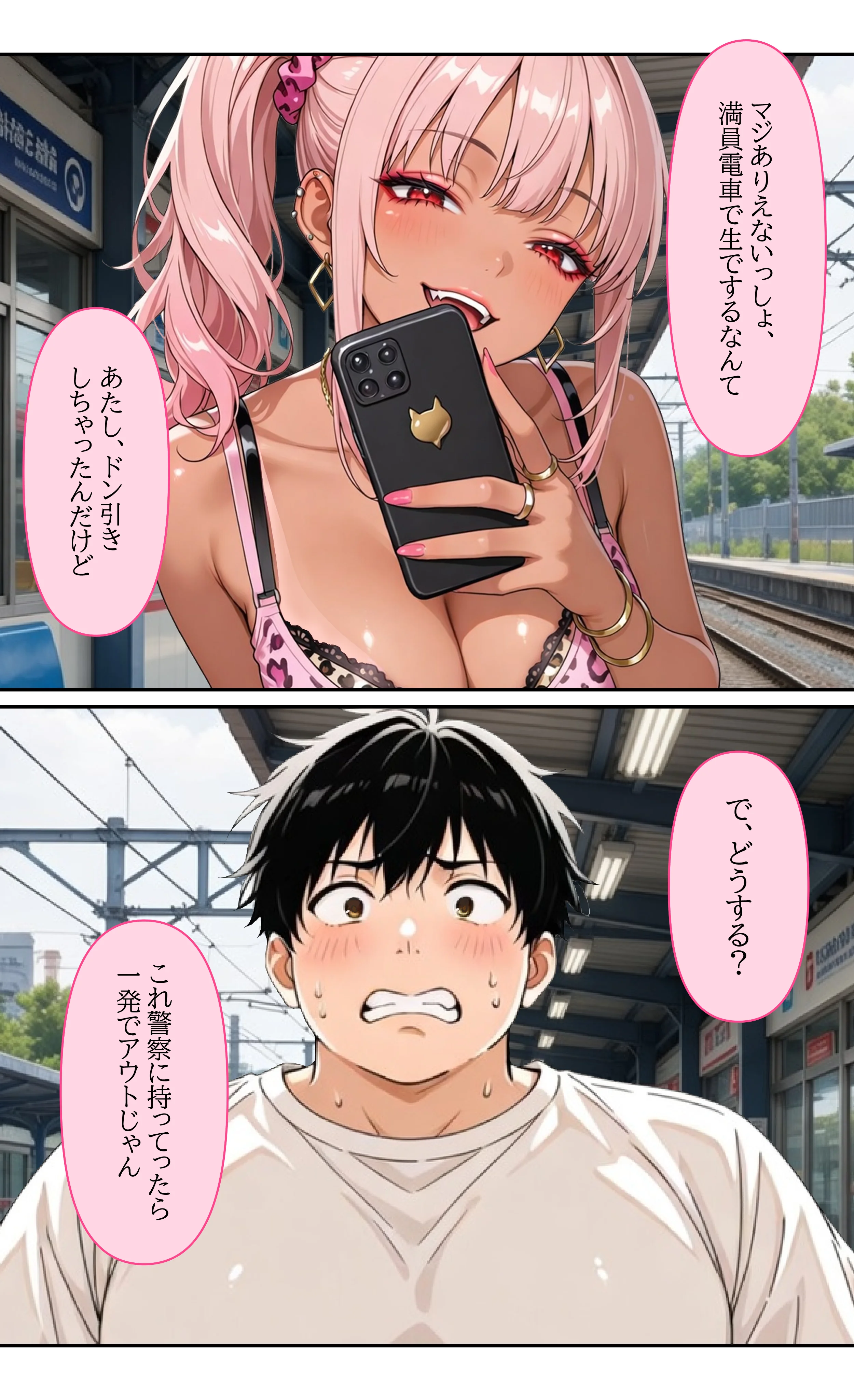 街中のギャル掃除屋になろうと決意した話 アヘ顔・お姉さん・ギャル サンプル25ページ目(モコヤツ)