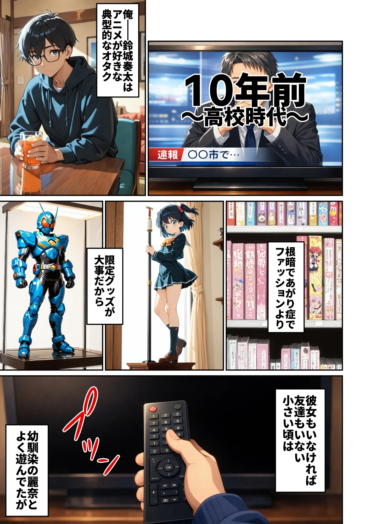 昔、俺をバカにしていた幼馴染を10年後港区のタワマンに呼び出して朝まで〇〇する話。 拘束・幼なじみ・巨乳 サンプル1ページ目（ルミナ）