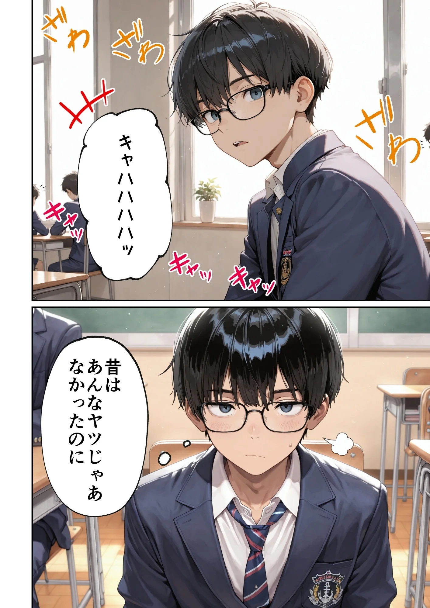 昔、俺をバカにしていた幼馴染を10年後港区のタワマンに呼び出して朝まで〇〇する話。 拘束・幼なじみ・巨乳 サンプル5ページ目（ルミナ）