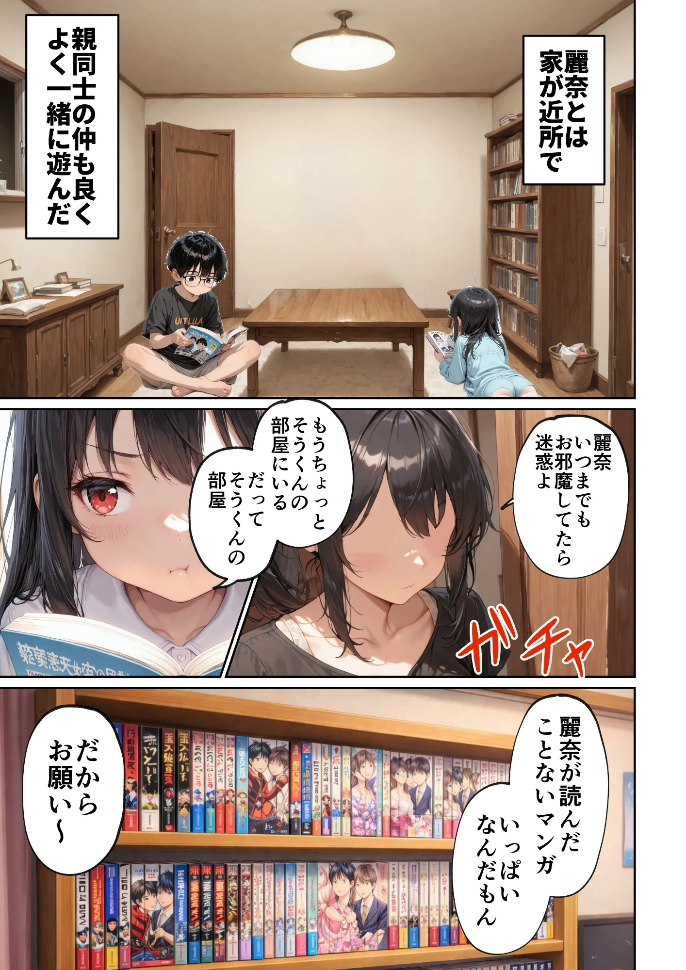 昔、俺をバカにしていた幼馴染を10年後港区のタワマンに呼び出して朝まで〇〇する話。 拘束・幼なじみ・巨乳 サンプル6ページ目（ルミナ）