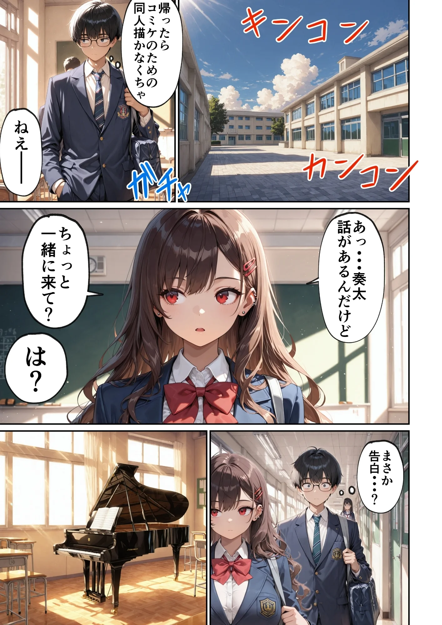 昔、俺をバカにしていた幼馴染を10年後港区のタワマンに呼び出して朝まで〇〇する話。 拘束・幼なじみ・巨乳 サンプル8ページ目（ルミナ）