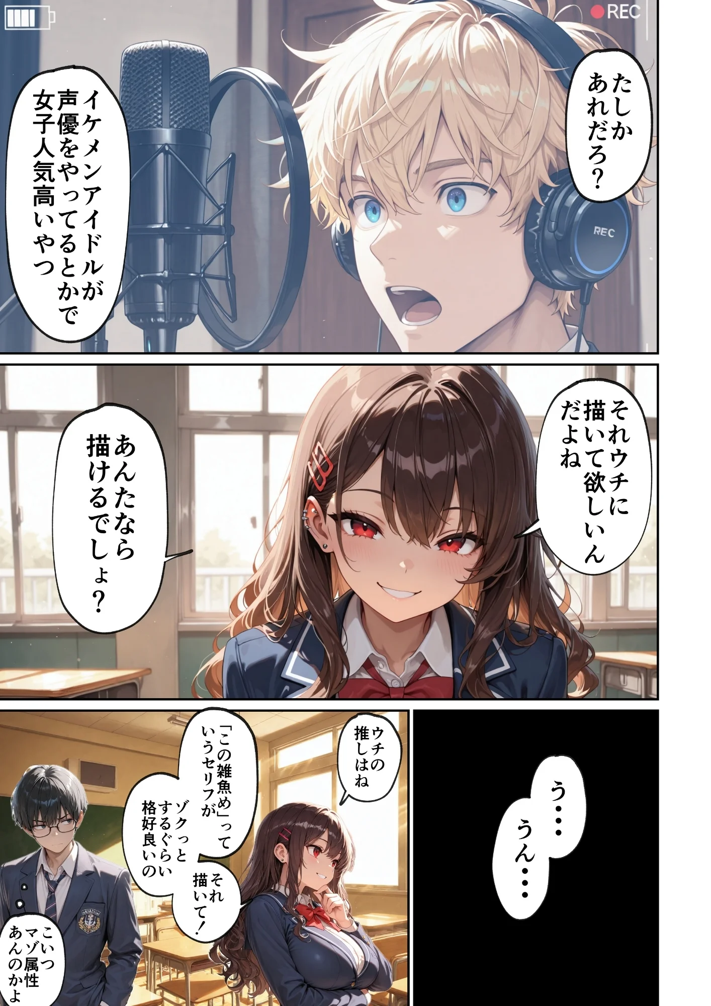 昔、俺をバカにしていた幼馴染を10年後港区のタワマンに呼び出して朝まで〇〇する話。 拘束・幼なじみ・巨乳 サンプル10ページ目（ルミナ）