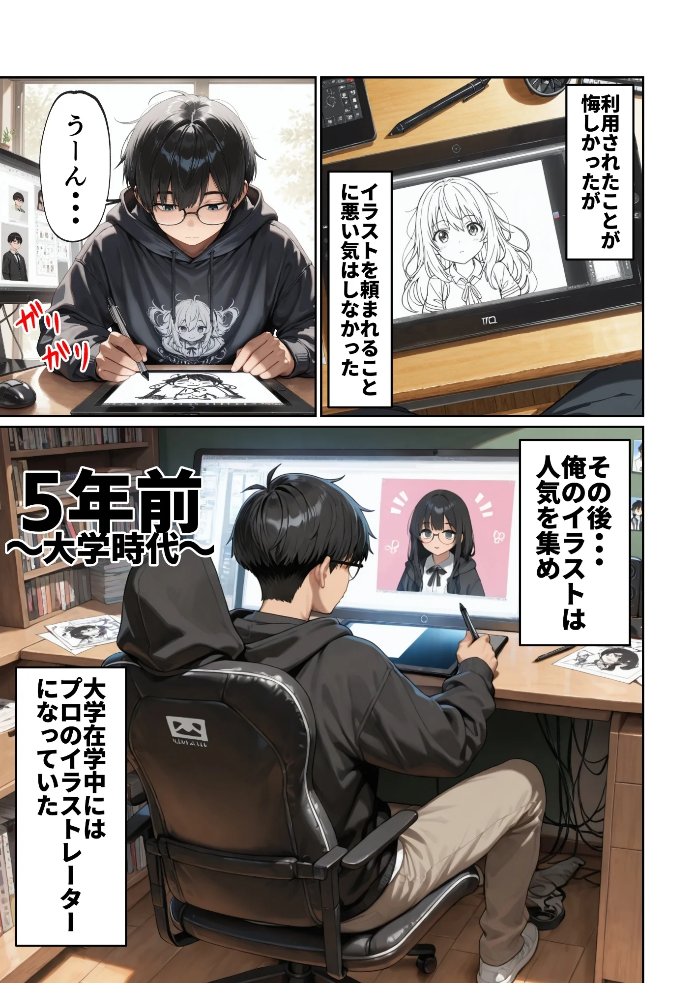 昔、俺をバカにしていた幼馴染を10年後港区のタワマンに呼び出して朝まで〇〇する話。 拘束・幼なじみ・巨乳 サンプル12ページ目（ルミナ）