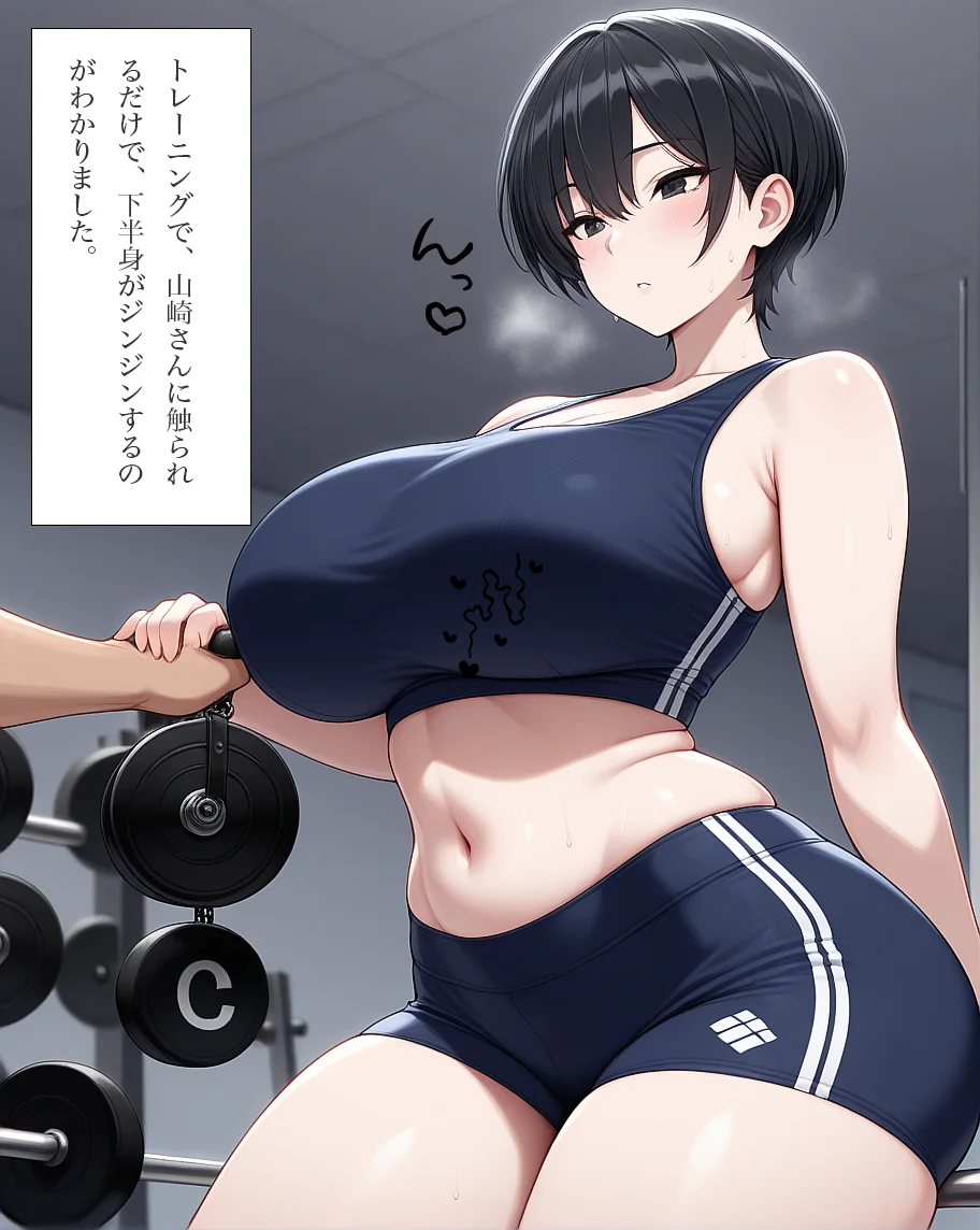 パーソナルジムトレーナーに彼女を寝取られました。 巨乳・寝取り・寝取られ・NTR・中出し サンプル12ページ目（れっさーぱんだ。）