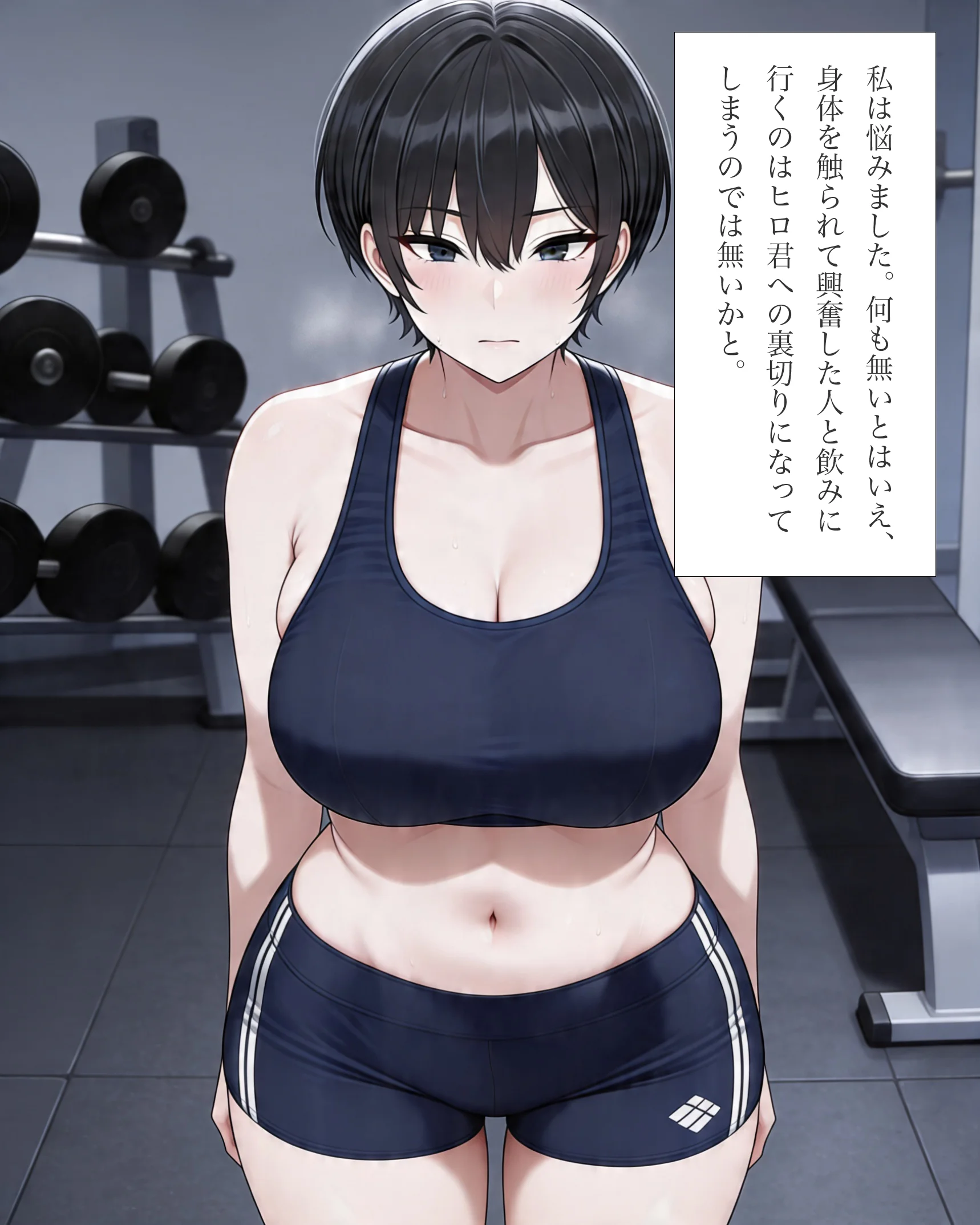 パーソナルジムトレーナーに彼女を寝取られました。 巨乳・寝取り・寝取られ・NTR・中出し サンプル15ページ目（れっさーぱんだ。）