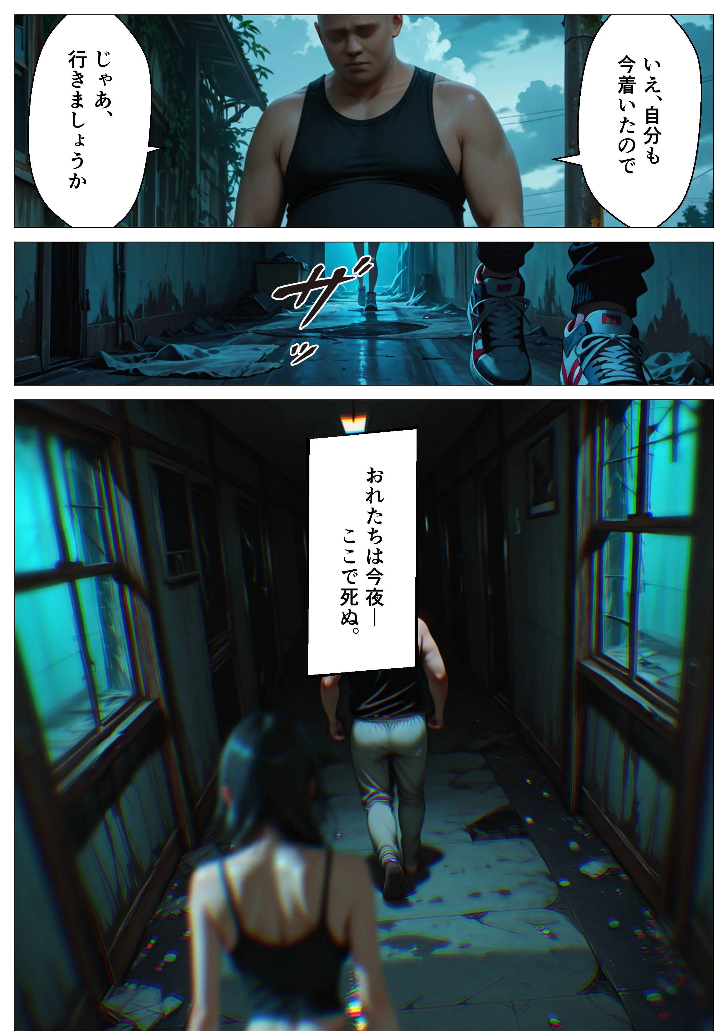 もう死ぬから好きに犯して 辱め・クンニ・巨乳 サンプル4ページ目（オナット製造）