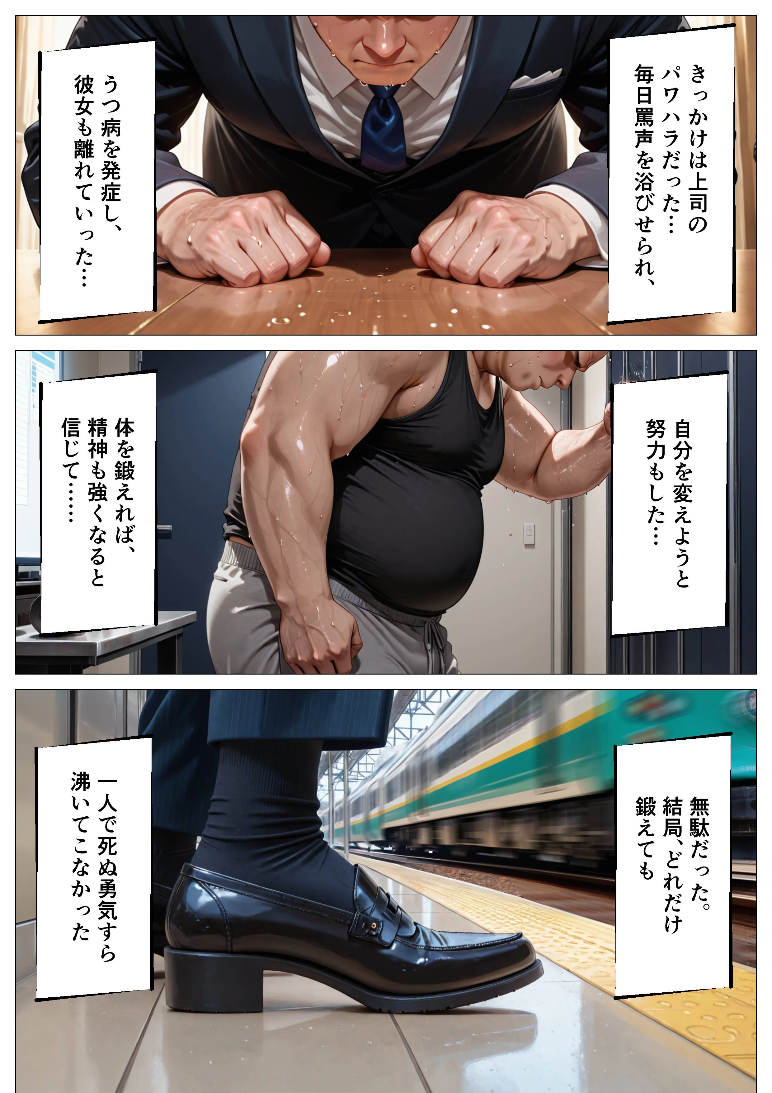 もう死ぬから好きに犯して 辱め・クンニ・巨乳 サンプル5ページ目（オナット製造）