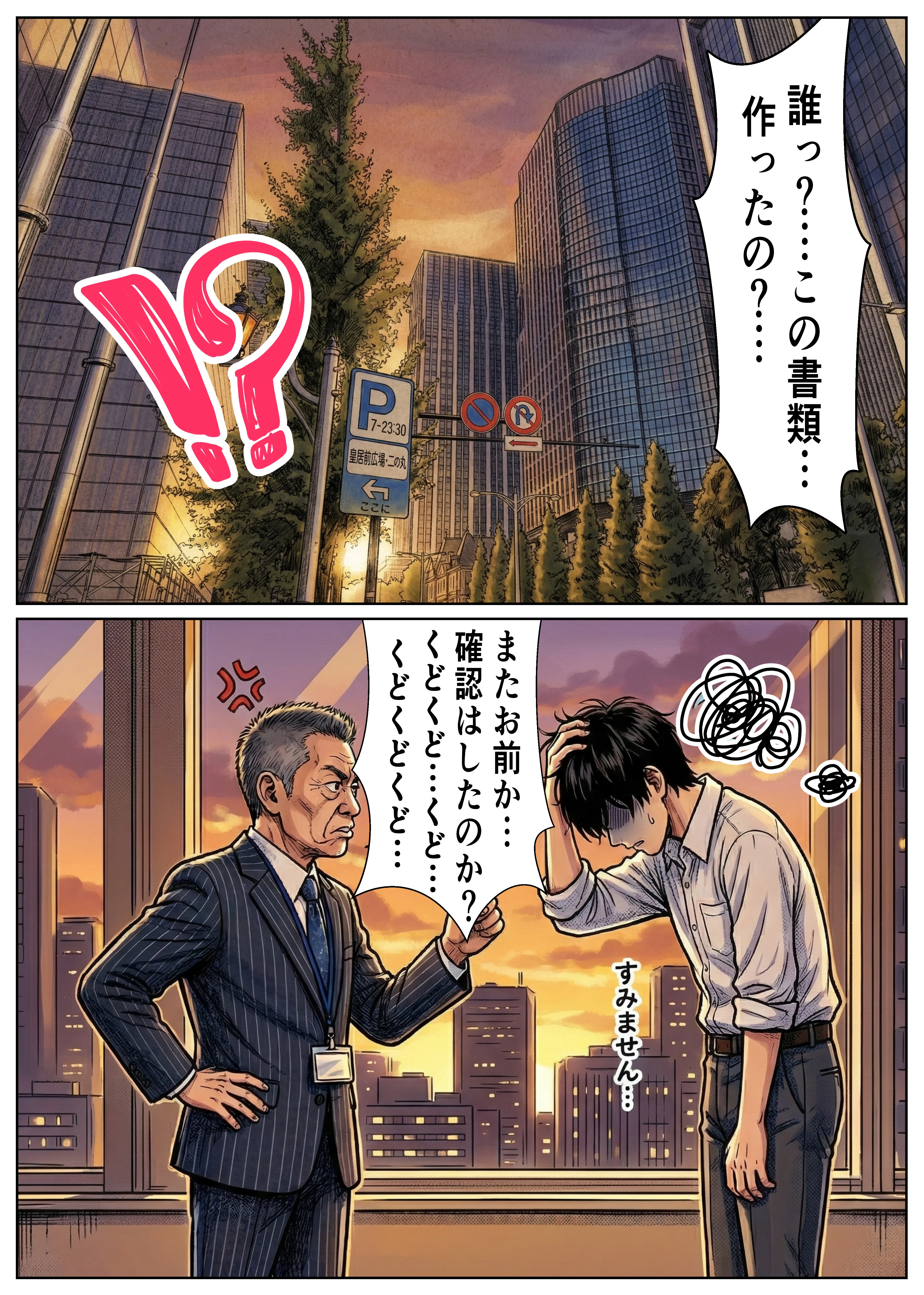 透明人間ドリンク クンニ・巨乳・野外・露出 サンプル1ページ目（おなかいっぱい）