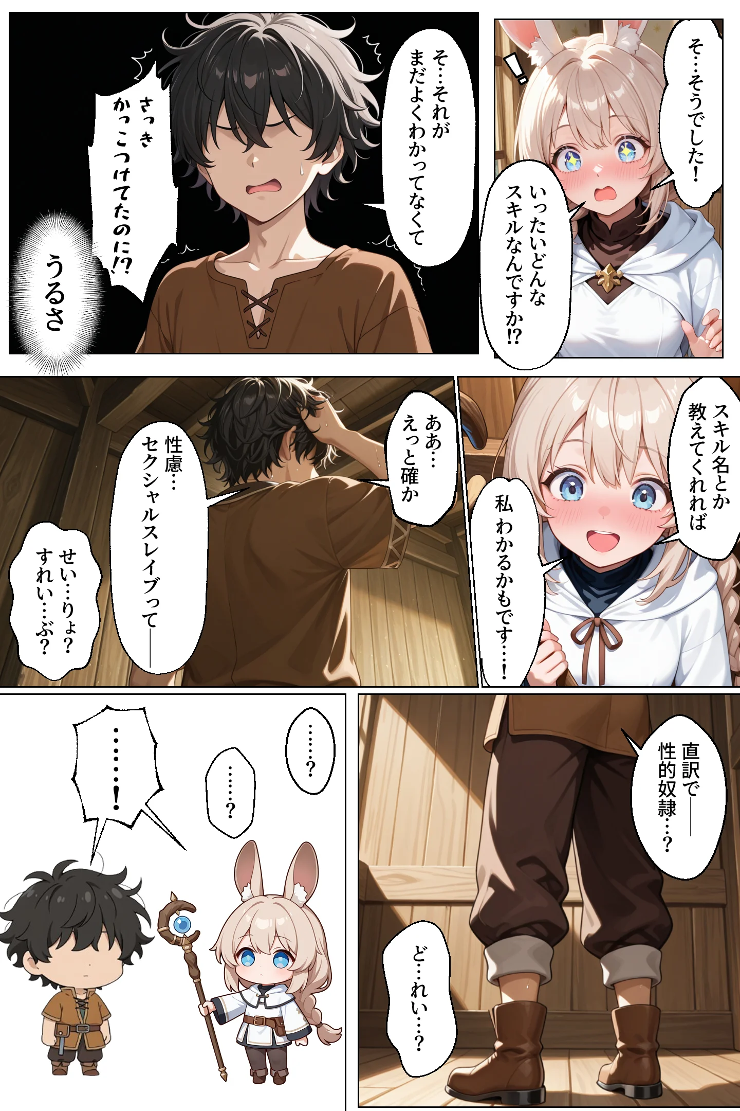 童貞転生 〜異世界転生した俺のスキルが性虜だった件〜 中出し・フェラ・ドジっ娘 サンプル14ページ目（エロテロ本舗）