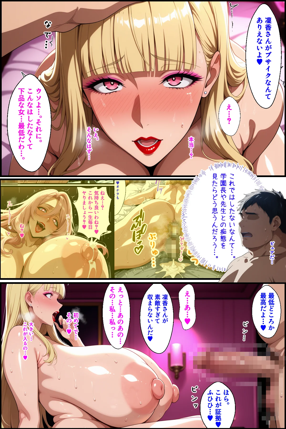 爆乳姉妹もムチムチ熟女ママも…一家まとめて完堕ちさせてラブラブする話 熟女・人妻・主婦・巨乳 サンプル22ページ目（あちみ屋）