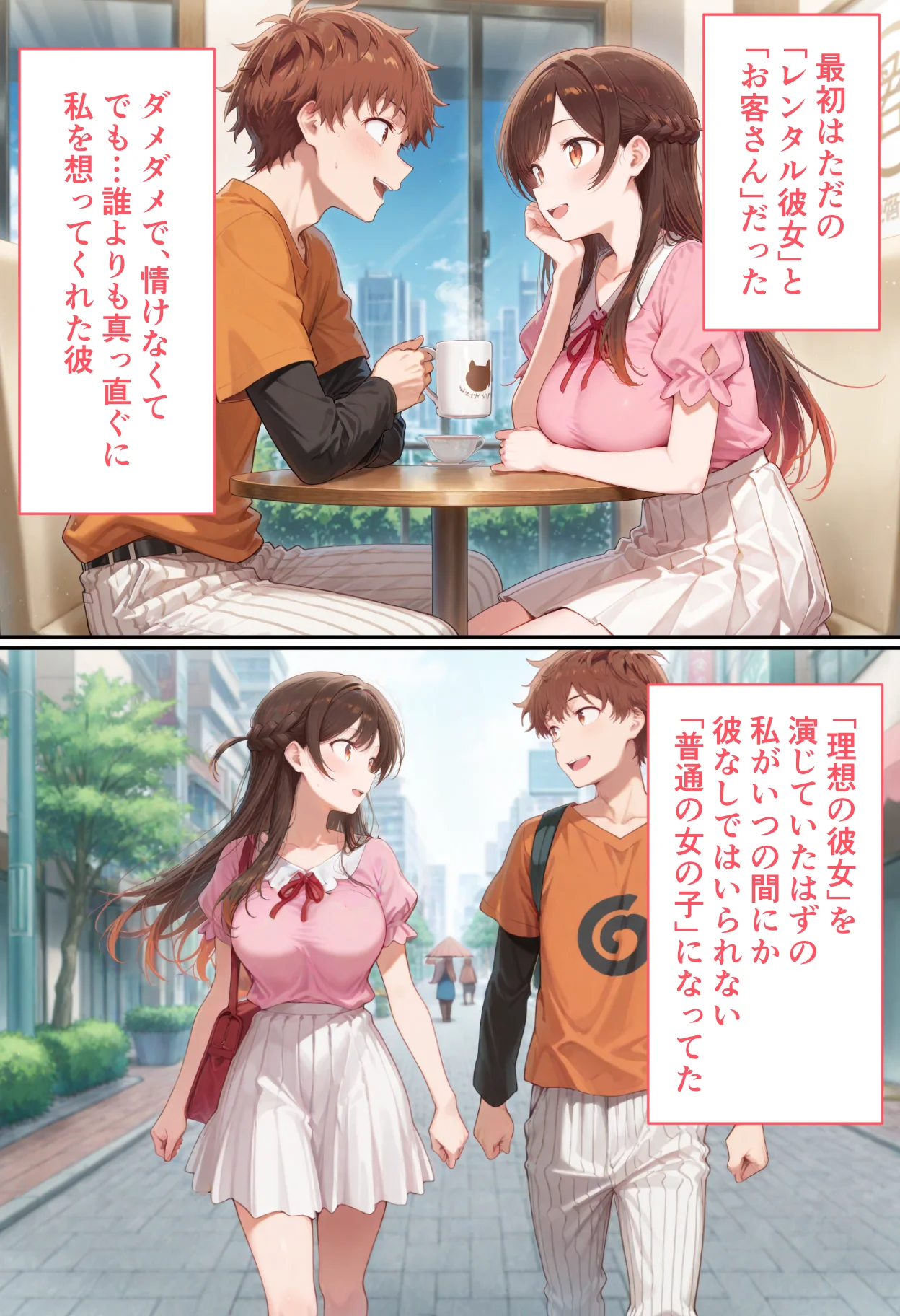 弱みを握られた俺の彼女が寝取られ堕ちるまで 千鶴編 拘束・辱め・制服 サンプル2ページ目（ぶるーと）