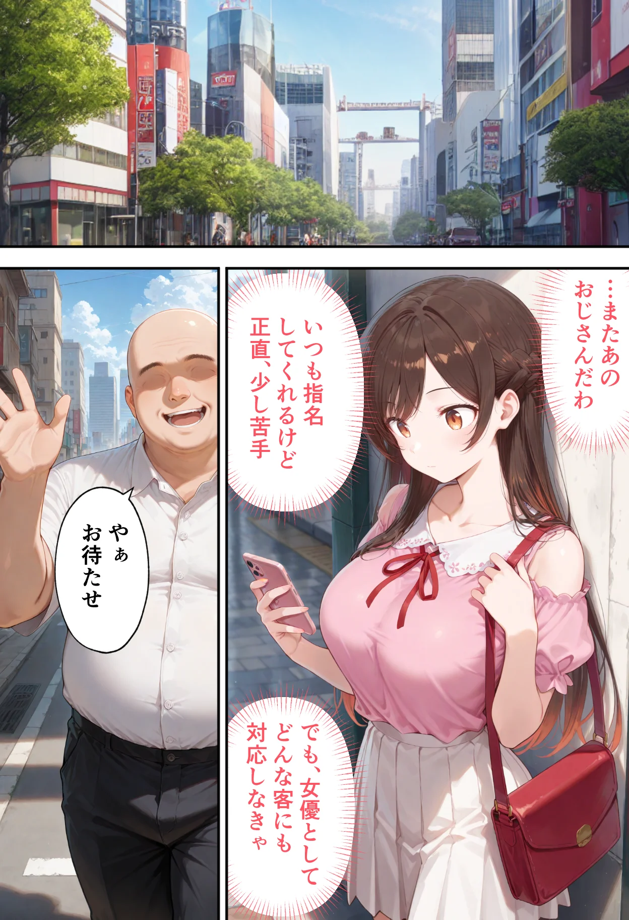 弱みを握られた俺の彼女が寝取られ堕ちるまで 千鶴編 拘束・辱め・制服 サンプル11ページ目（ぶるーと）