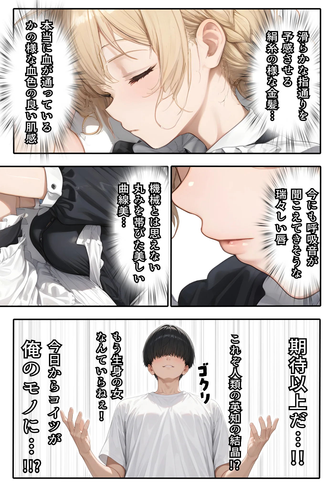 アリス 〜アンドロイドに無遠慮SEX〜 処女・メイド・パイパン サンプル8ページ目（虹色演算子 - Nizy）