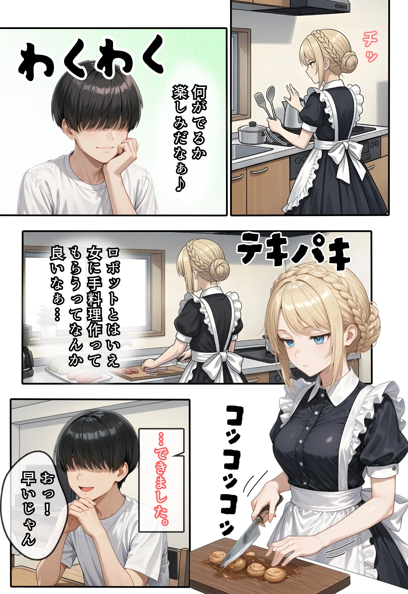 アリス 〜アンドロイドに無遠慮SEX〜 処女・メイド・パイパン サンプル18ページ目（虹色演算子 - Nizy）