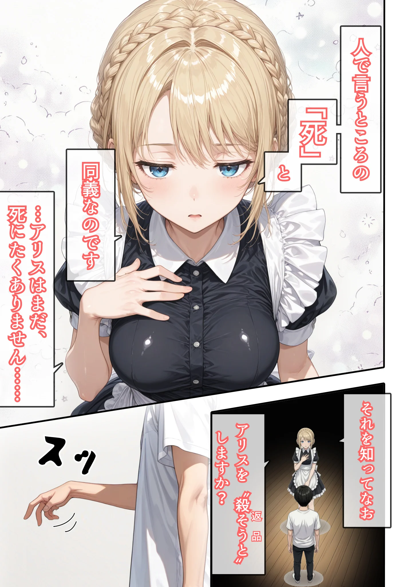 アリス 〜アンドロイドに無遠慮SEX〜 処女・メイド・パイパン サンプル26ページ目（虹色演算子 - Nizy）