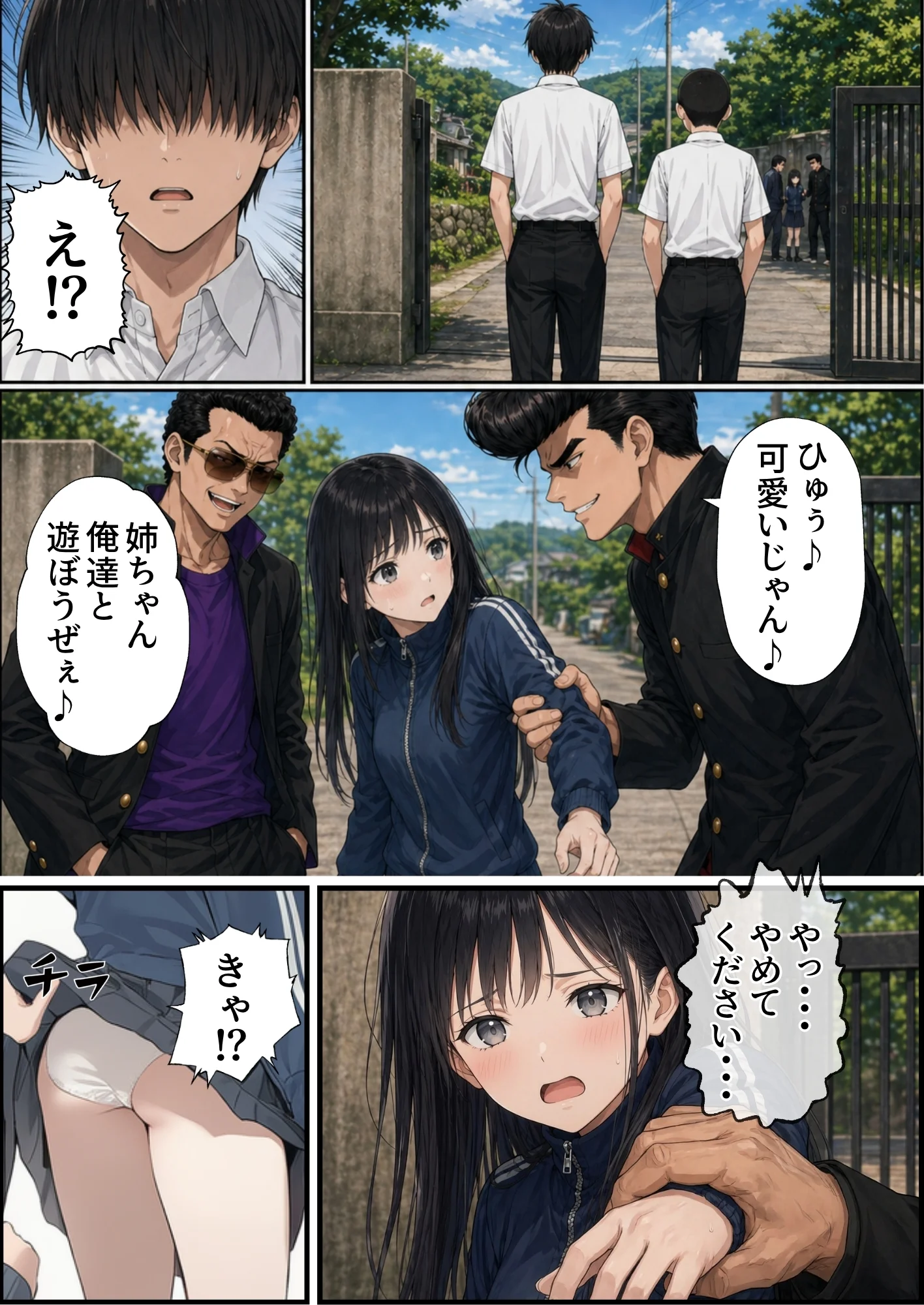 【昭和編】想いを寄せていたクラスメイトが中年メタボ教師（BMI40）と肉体関係だった件 制服・学園もの・中出し サンプル15ページ目（竿役が種付けおじさんじゃないとヌケないんだが・・・）