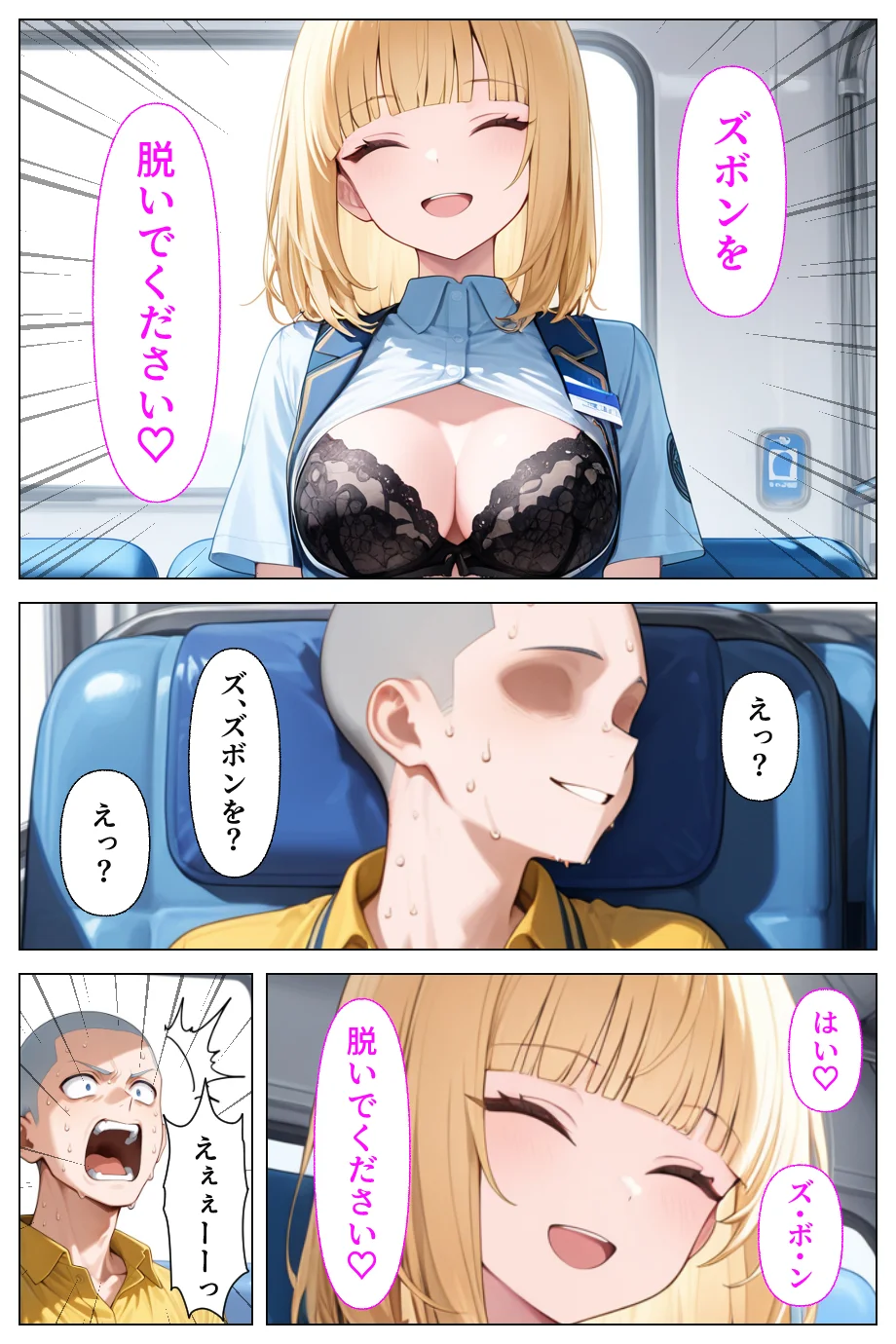淫乱ギャルバスガイド汁まみれご奉仕ツアー_連日お客に潮だく中出しセックスされる話 ギャル・巨乳・中出し サンプル5ページ目（あふれだすにじる）